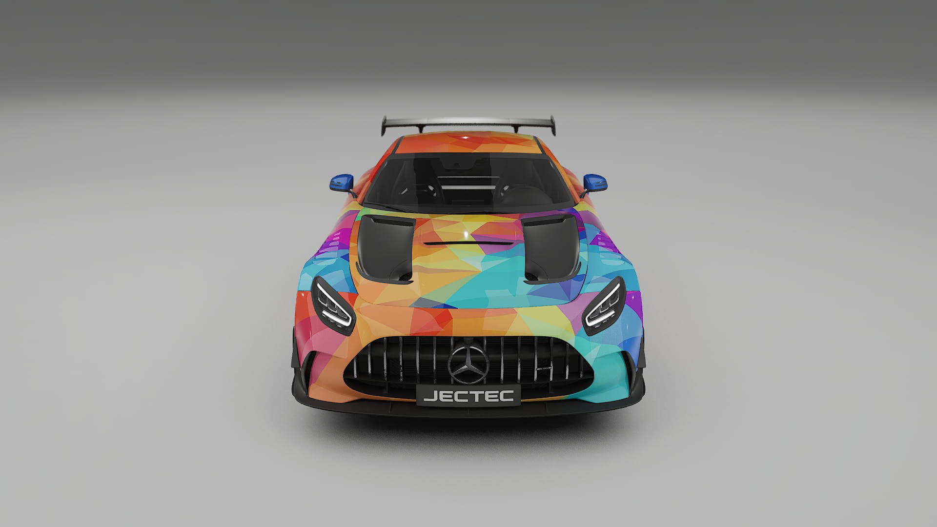 Mercedes AMG GT Black Series C192 Coupe VECTOR VIBE – Design-Wrap PPF-Kit aus bedruckbarer Polyurethanfolie