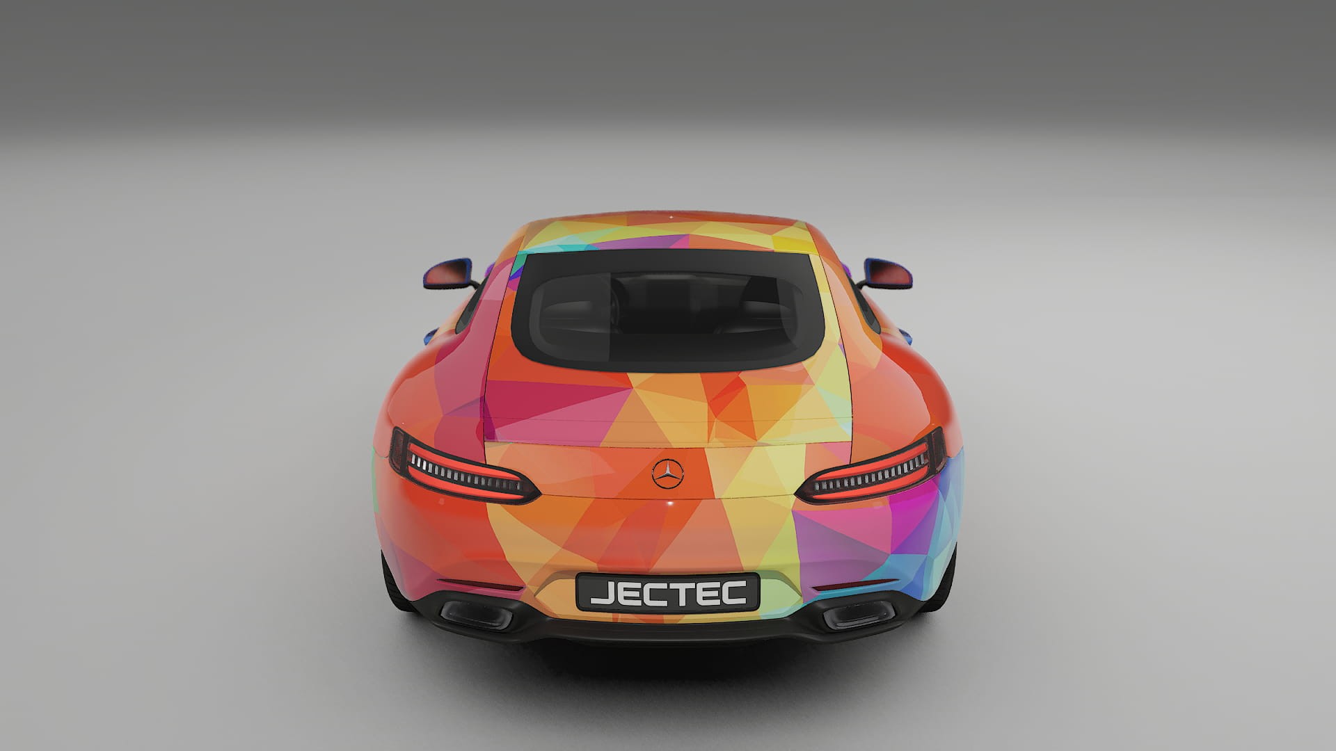 Mercedes AMG GT C190 Coupe VECTOR WIBE Designed Wrap PPF Kit – Printable Polyurethane Film