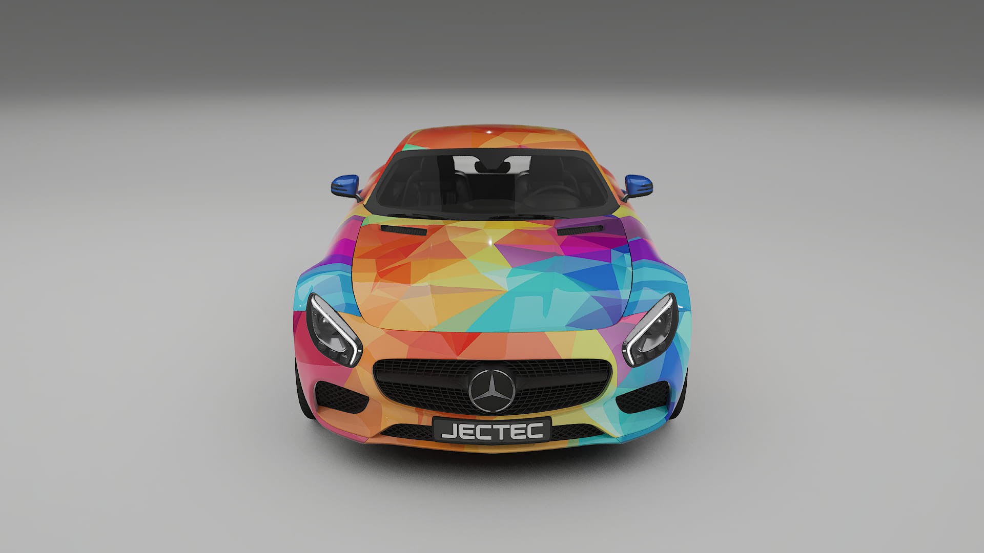 Mercedes AMG GT C190 Coupe VECTOR VIBE – Design-Wrap PPF-Kit aus bedruckbarer Polyurethanfolie