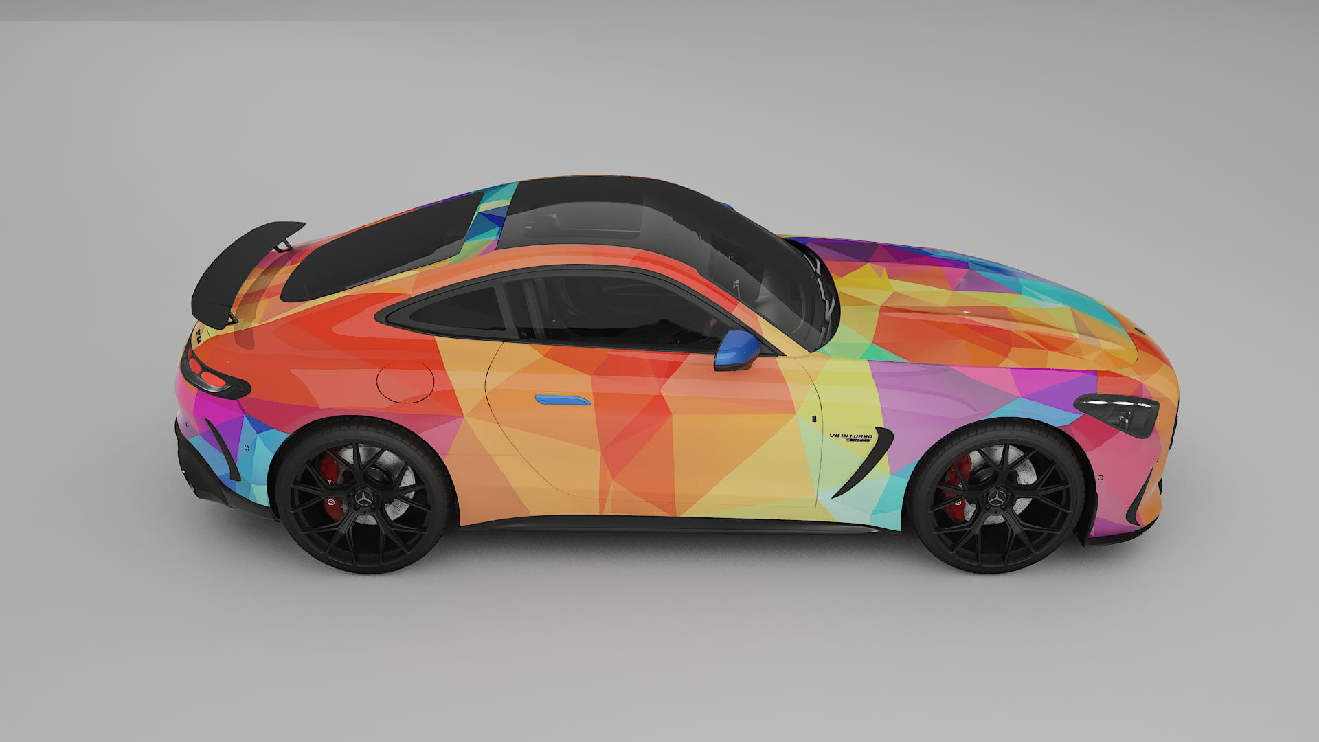 Mercedes AMG GT Coupe C192 VECTOR WIBE Designed Wrap PPF Kit – Printable Polyurethane Film