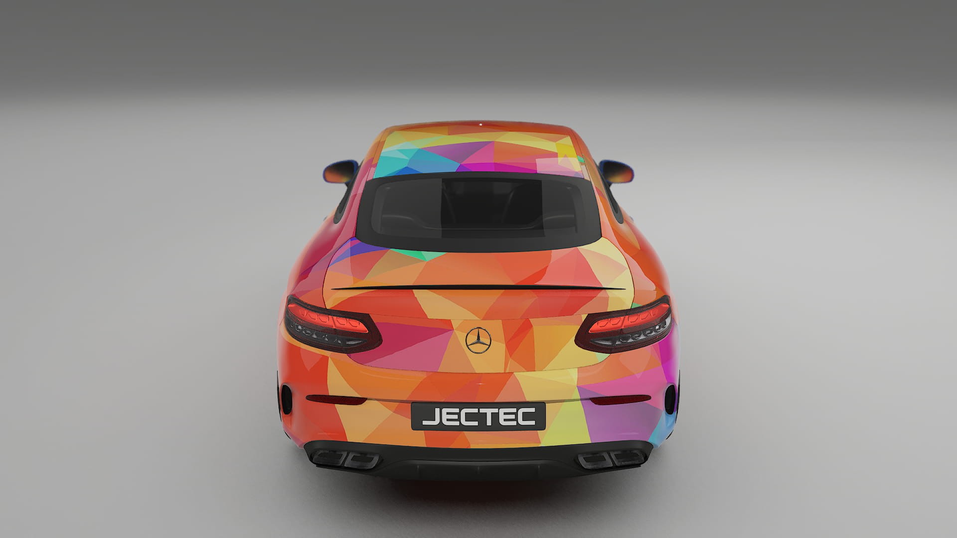 Mercedes C63 AMG W205 Coupe VECTOR WIBE Designed Wrap PPF Kit – Printable Polyurethane Film