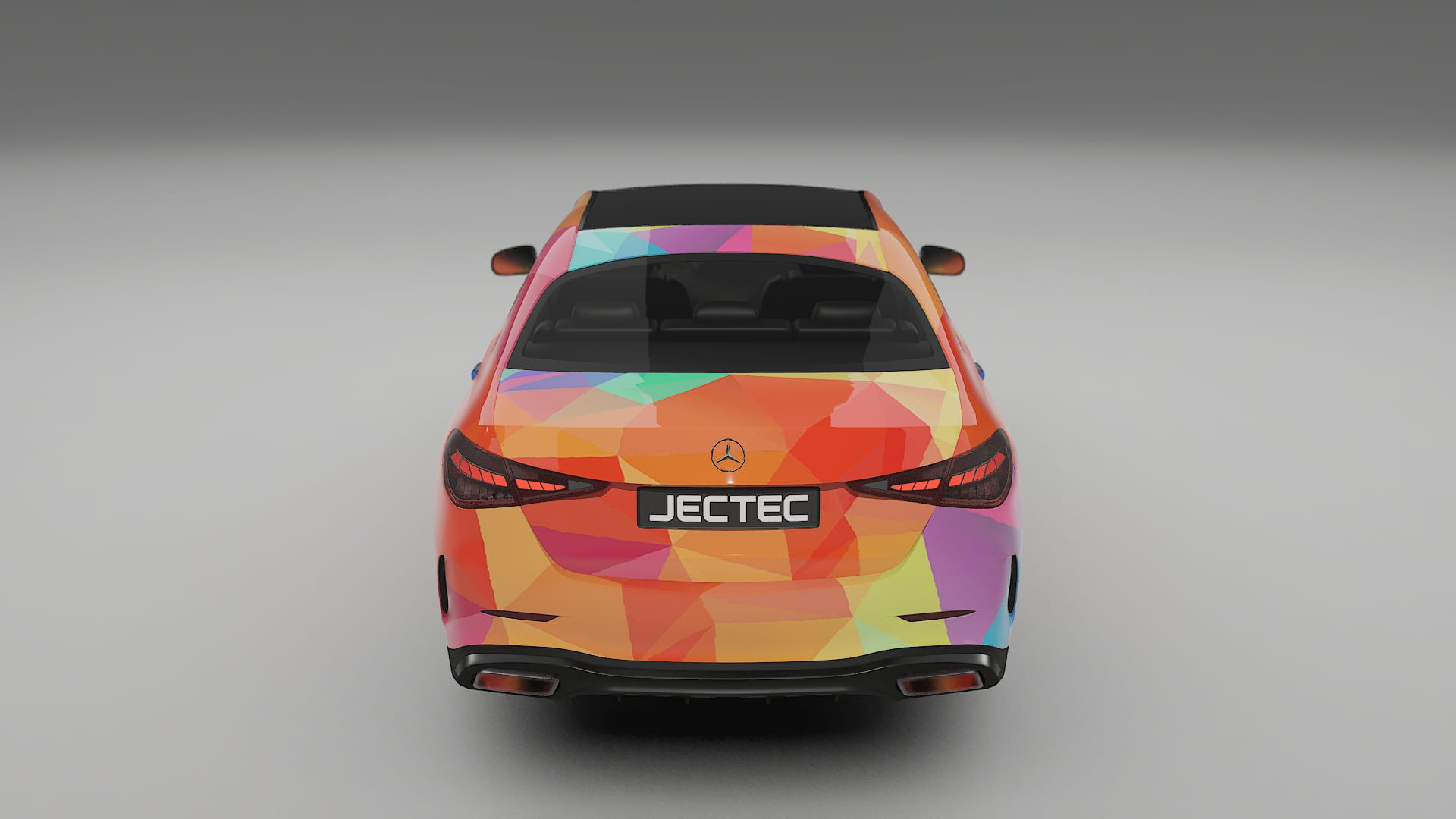 Mercedes C-class W206 VECTOR VIBE – Design-Wrap PPF-Kit aus bedruckbarer Polyurethanfolie