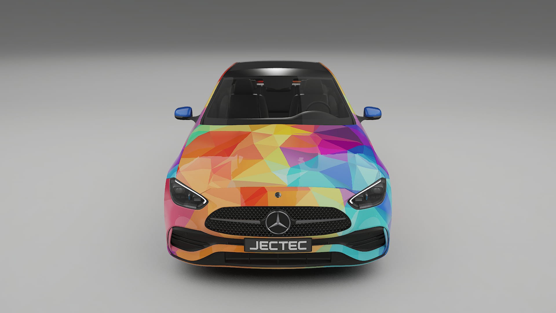 Mercedes C-class W206 VECTOR VIBE Designed Wrap PPF Kit – Printable Polyurethane Film