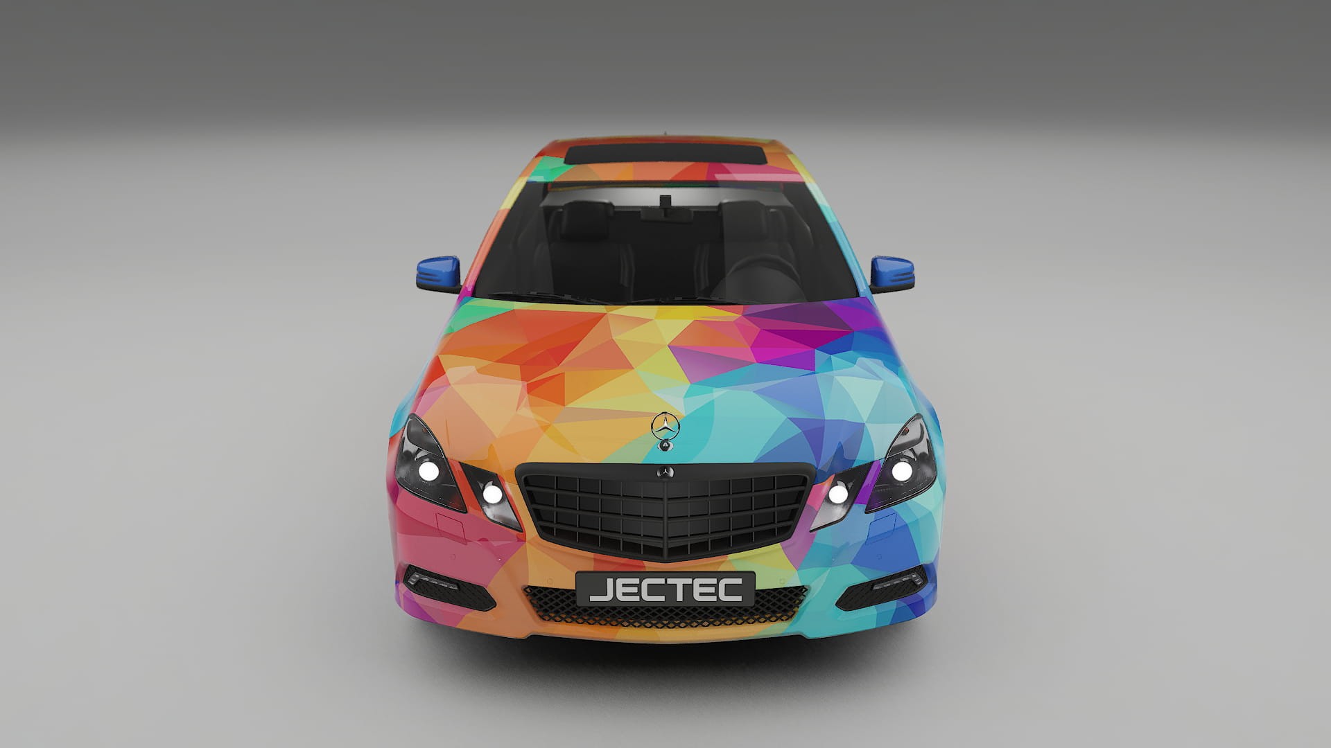 Mercedes E-class Sedan W212 Prefacelift pre-LCI VECTOR WIBE Designed Wrap PPF Kit – Printable Polyurethane Film