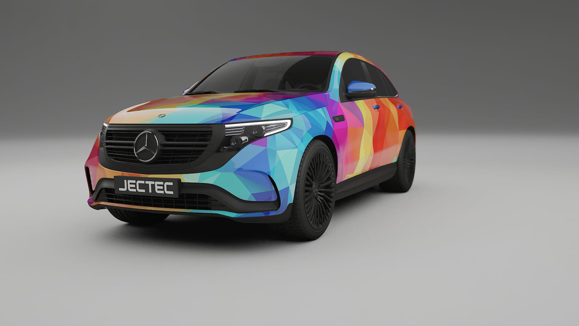 Mercedes EQC AMG VECTOR WIBE Designed Wrap PPF Kit – Printable Polyurethane Film