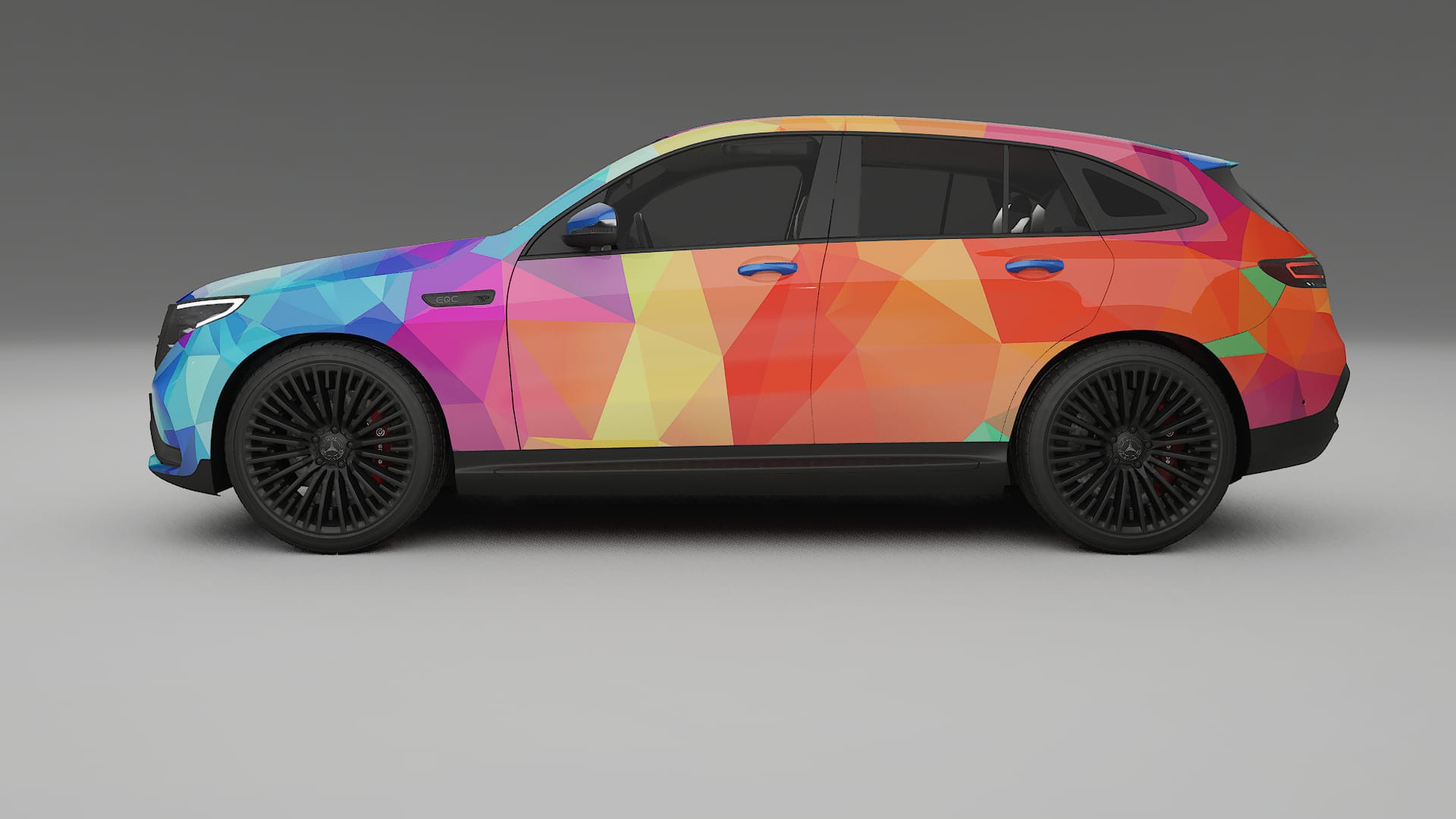 Mercedes EQC AMG VECTOR WIBE Designed Wrap PPF Kit – Printable Polyurethane Film