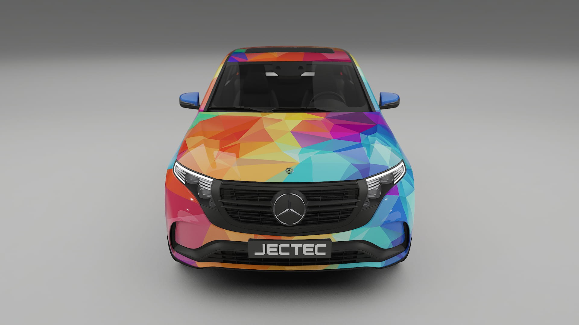 Mercedes EQC AMG VECTOR VIBE – Design-Wrap PPF-Kit aus bedruckbarer Polyurethanfolie