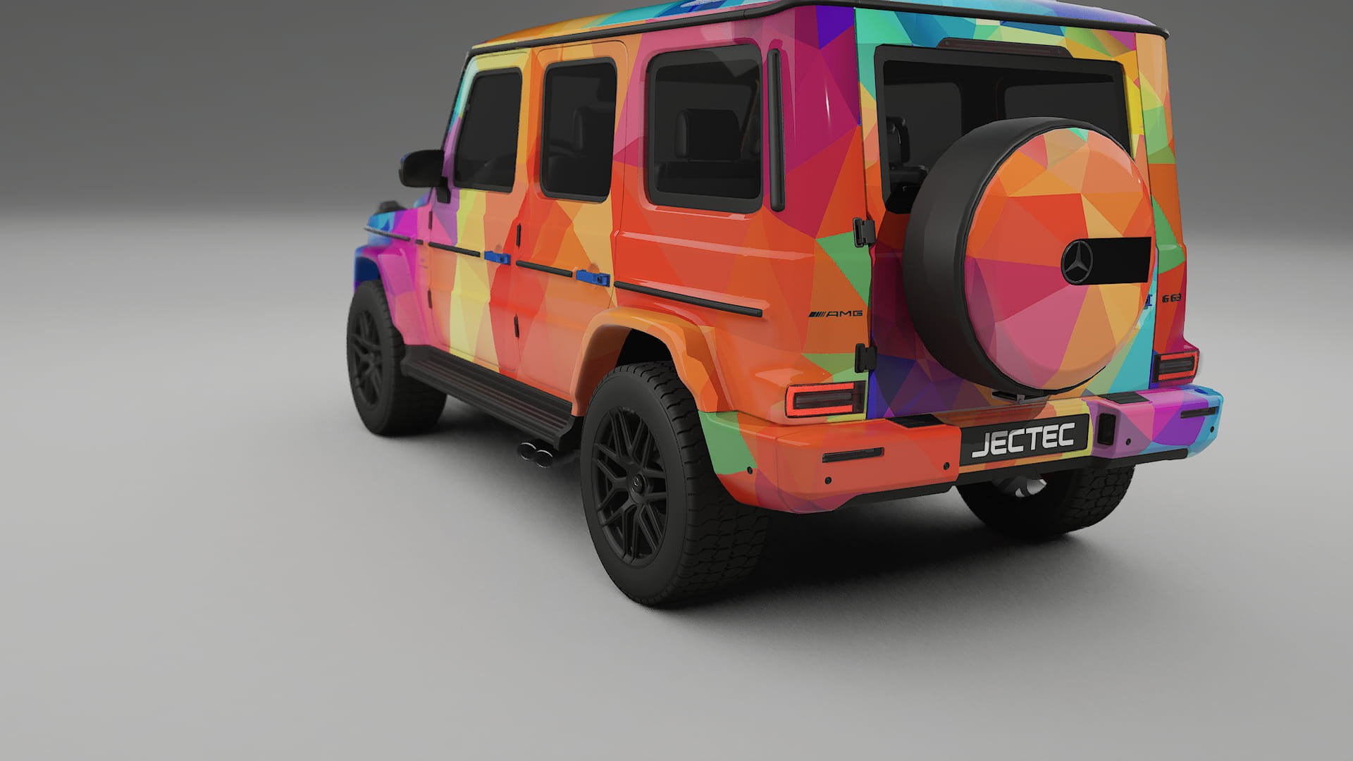 Mercedes G63 AMG W463A VECTOR VIBE Designed Wrap PPF Kit – Printable Polyurethane Film