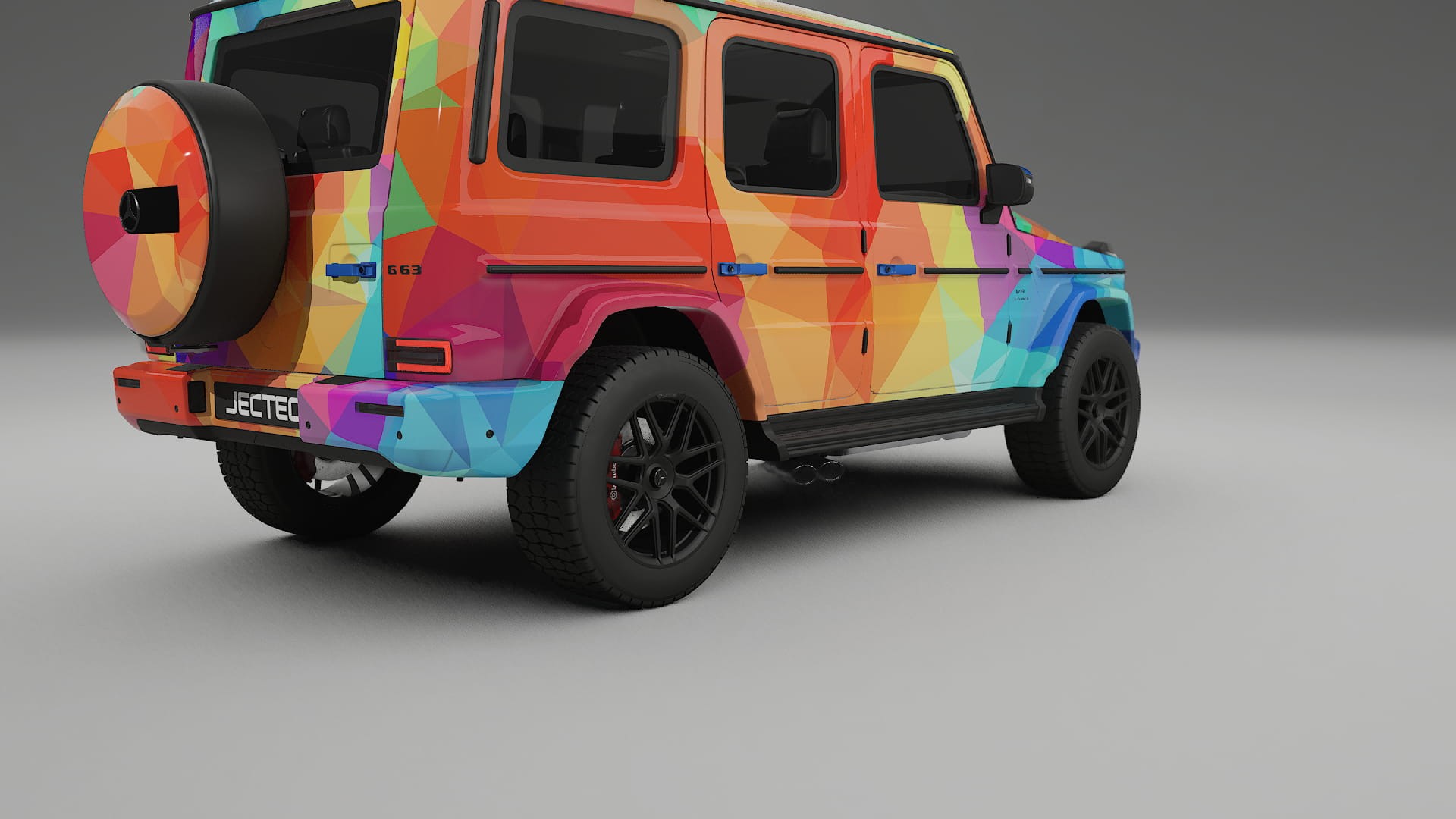 Mercedes G63 AMG W463A VECTOR WIBE Designed Wrap PPF Kit – Printable Polyurethane Film