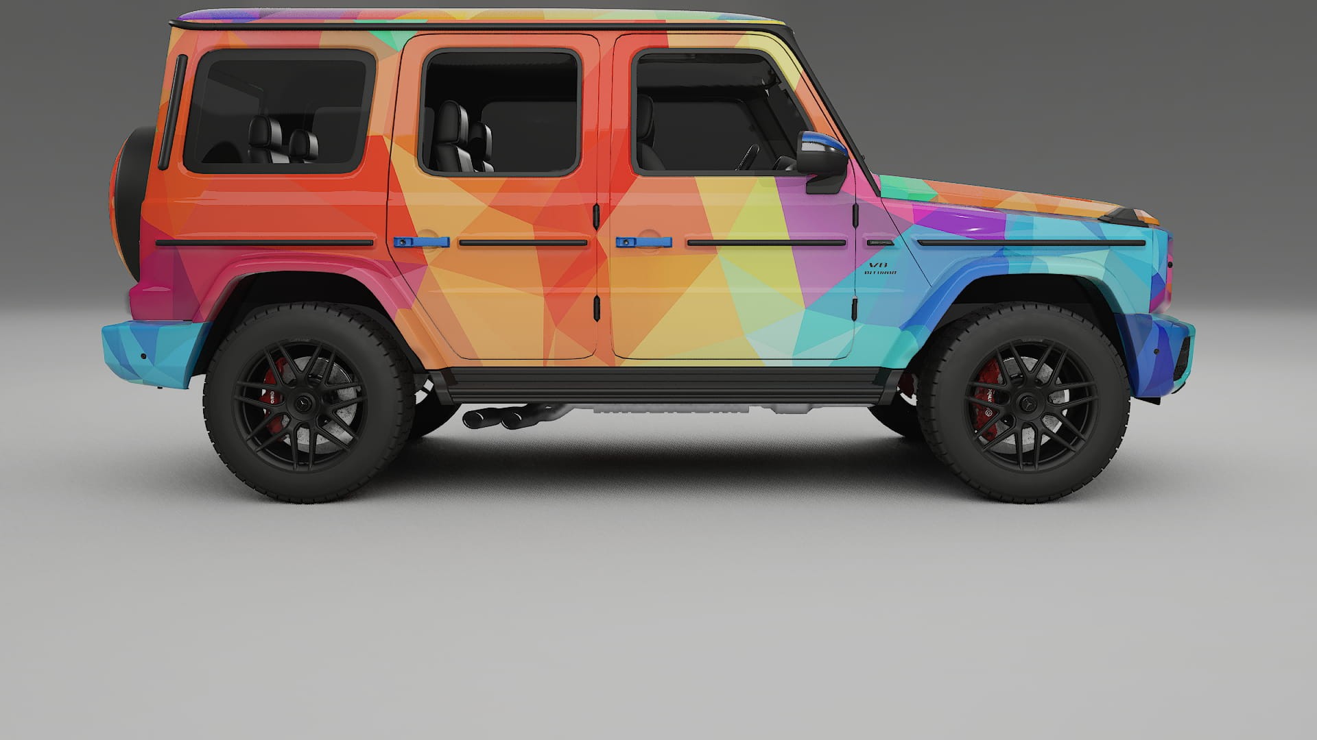 Mercedes G63 AMG W463A VECTOR VIBE Designed Wrap PPF Kit – Printable Polyurethane Film