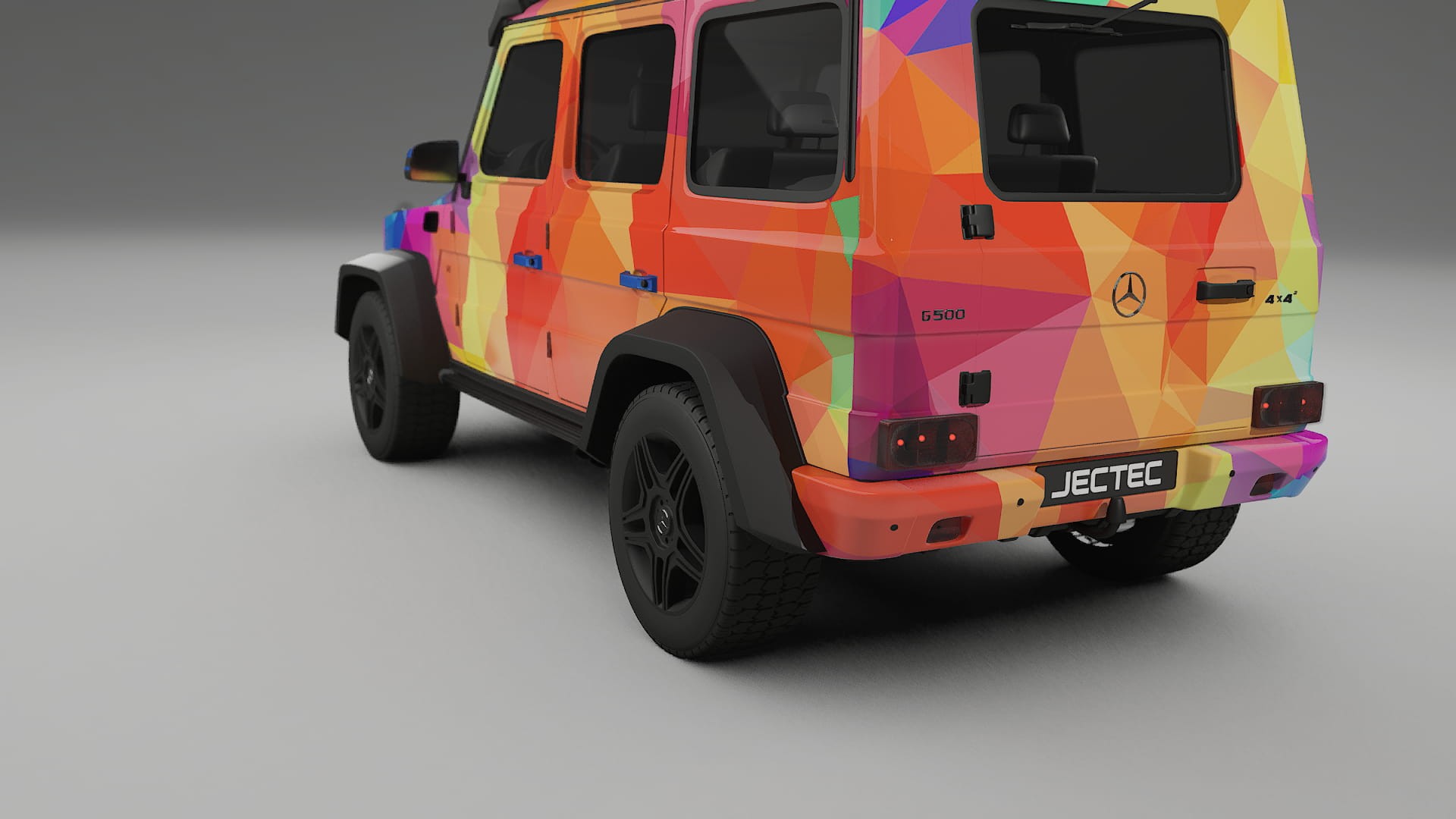 Mercedes G-class 4x4 W463 VECTOR VIBE – Design-Wrap PPF-Kit aus bedruckbarer Polyurethanfolie