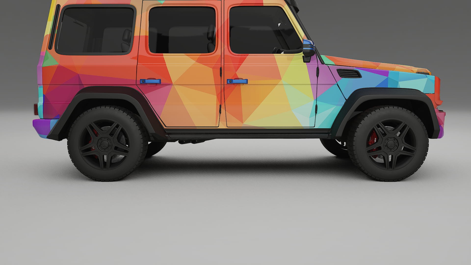 Mercedes G-class 4x4 W463 VECTOR VIBE – Design-Wrap PPF-Kit aus bedruckbarer Polyurethanfolie