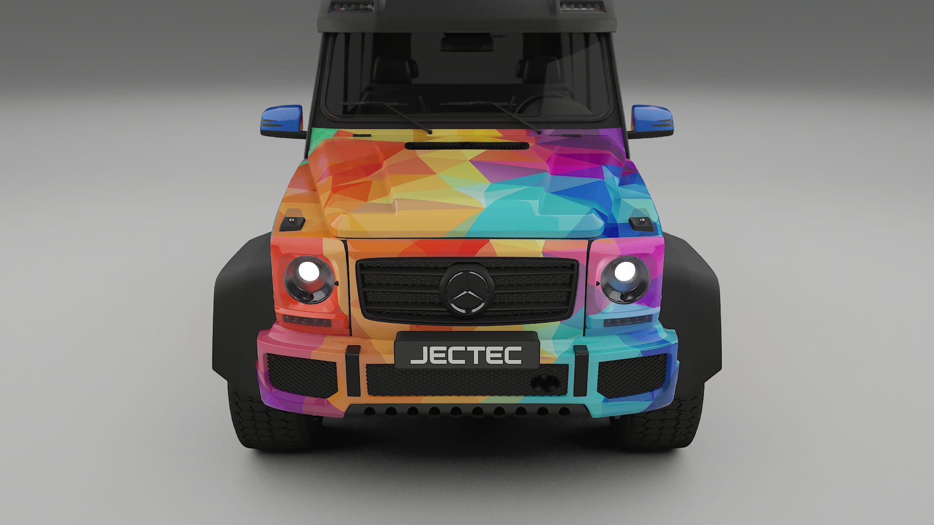 Mercedes G-class 4x4 W463 VECTOR VIBE – Design-Wrap PPF-Kit aus bedruckbarer Polyurethanfolie