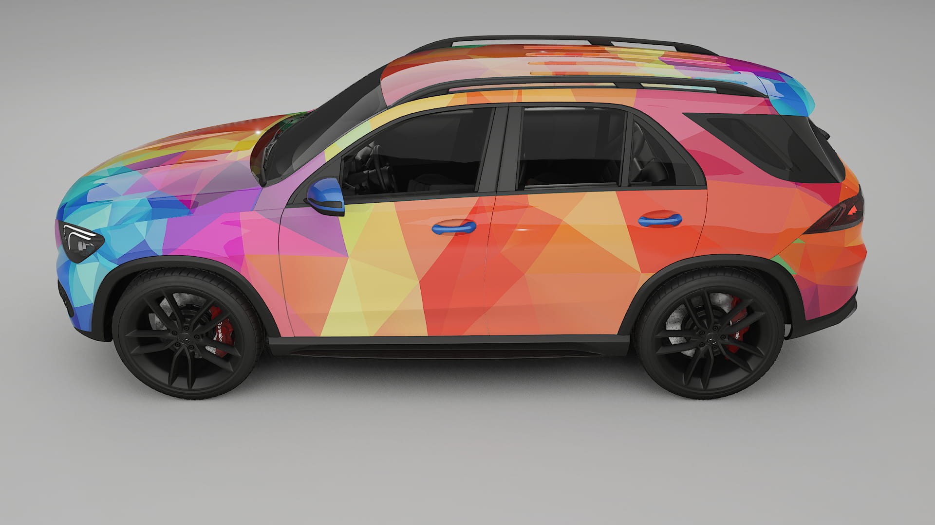 Mercedes GLE W167 VECTOR WIBE Designed Wrap PPF Kit – Printable Polyurethane Film