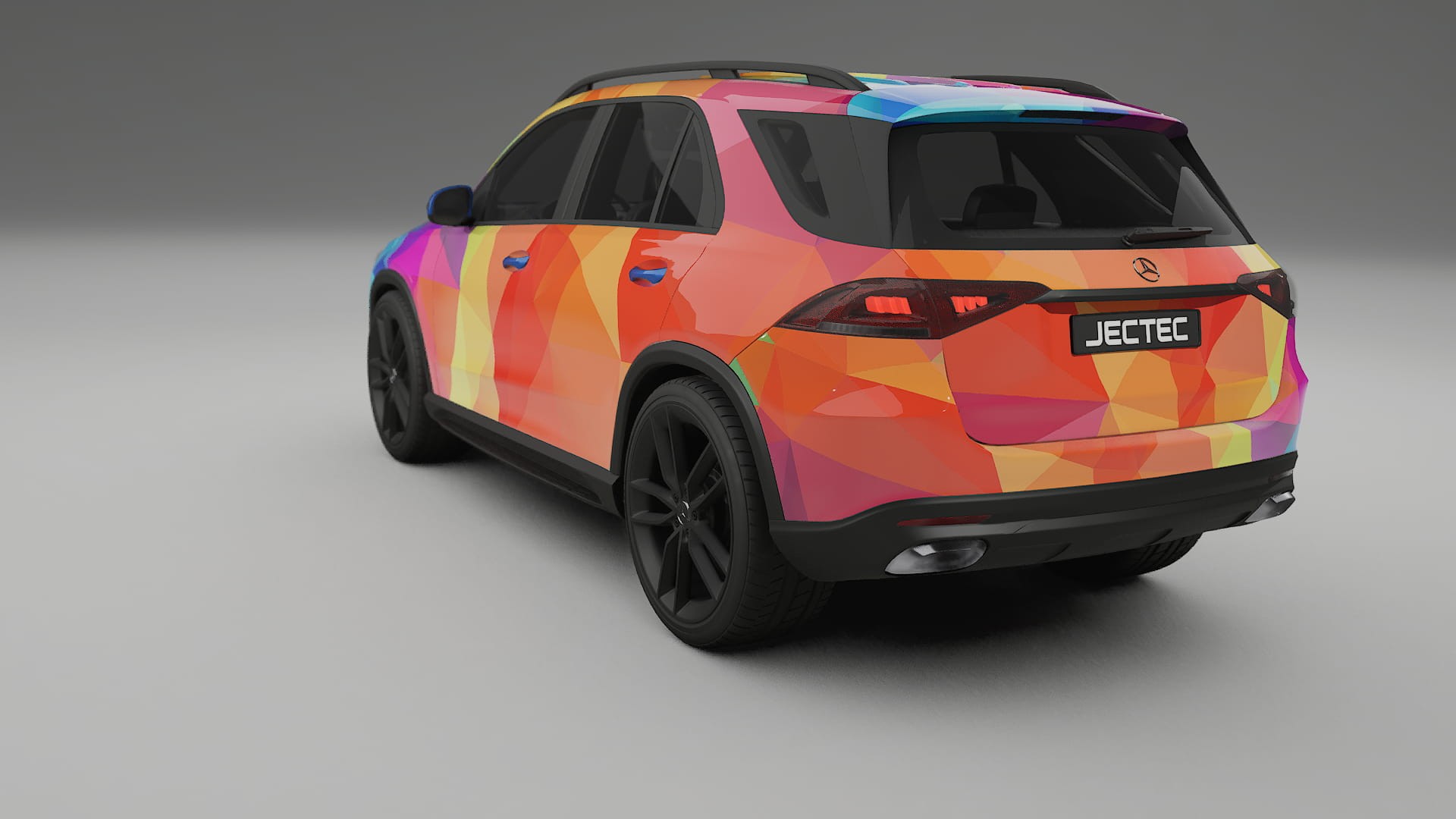 Mercedes GLE W167 VECTOR VIBE Designed Wrap PPF Kit – Printable Polyurethane Film