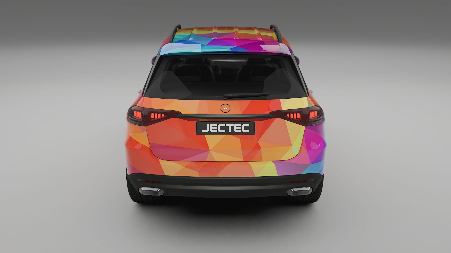 Mercedes GLE W167 VECTOR VIBE Designed Wrap PPF Kit – Printable Polyurethane Film