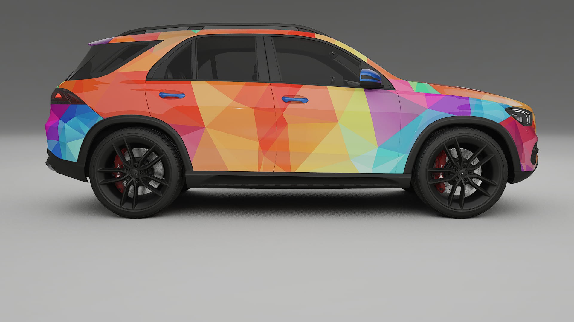 Mercedes GLE W167 VECTOR VIBE Designed Wrap PPF Kit – Printable Polyurethane Film