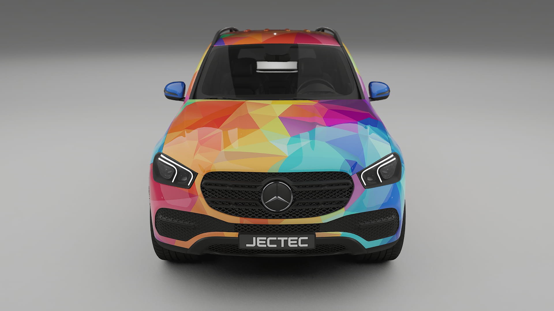 Mercedes GLE W167 VECTOR VIBE – Design-Wrap PPF-Kit aus bedruckbarer Polyurethanfolie