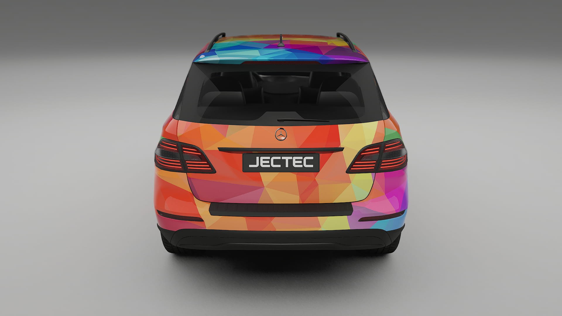 Mercedes M-class W166 VECTOR VIBE – Design-Wrap PPF-Kit aus bedruckbarer Polyurethanfolie