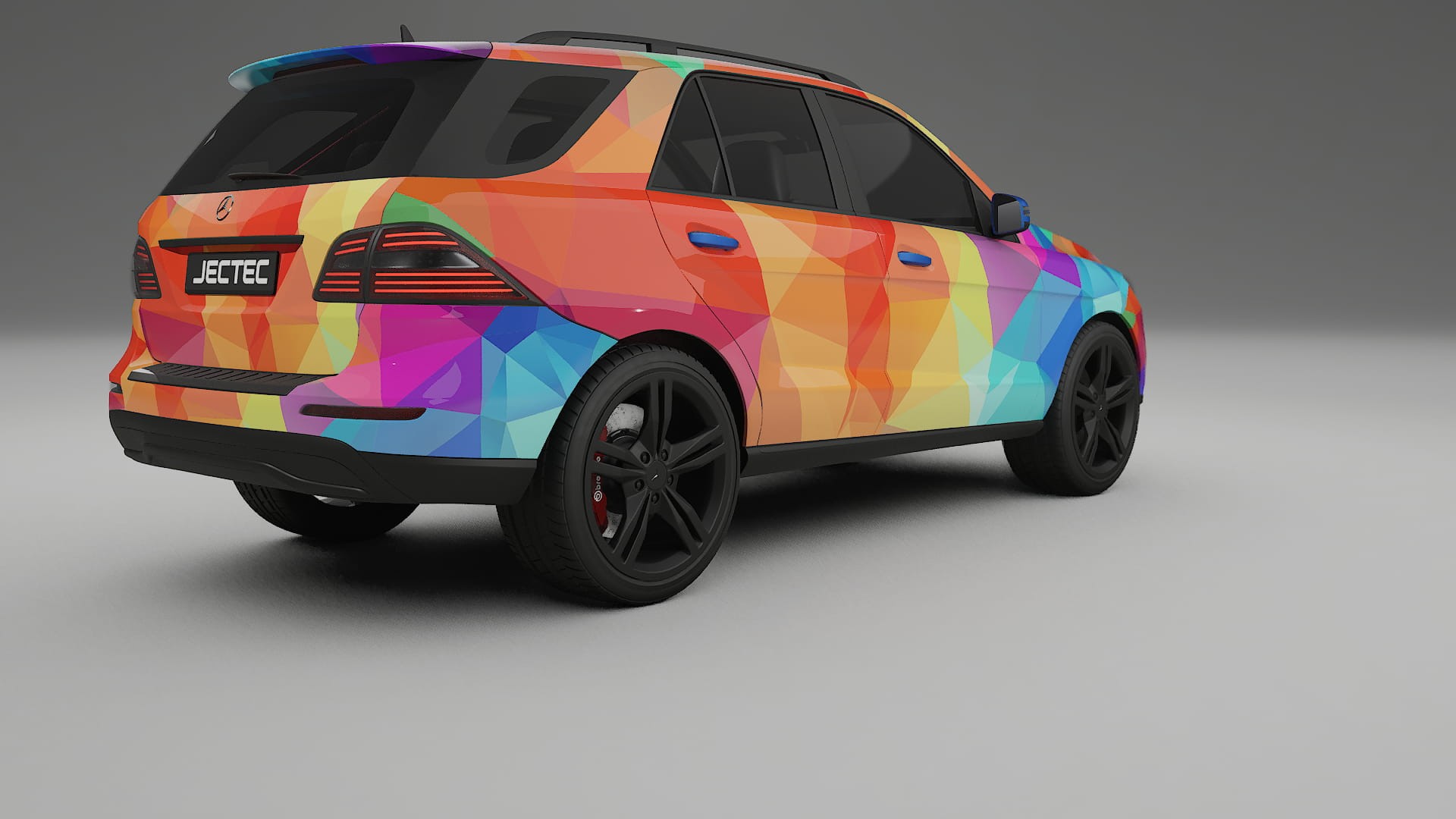 Mercedes M-class W166 VECTOR WIBE Designed Wrap PPF Kit – Printable Polyurethane Film