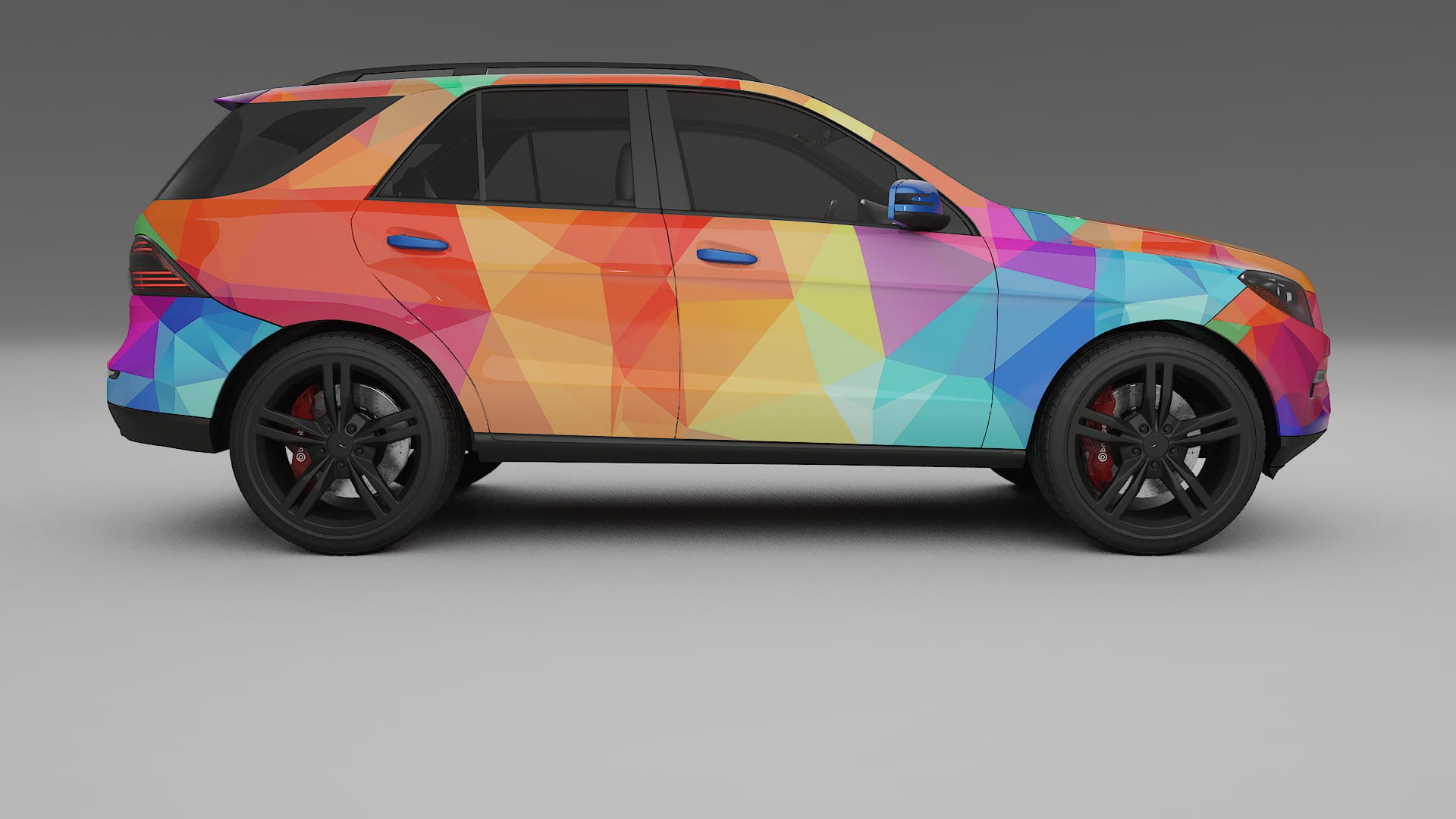 Mercedes M-class W166 VECTOR WIBE Designed Wrap PPF Kit – Printable Polyurethane Film