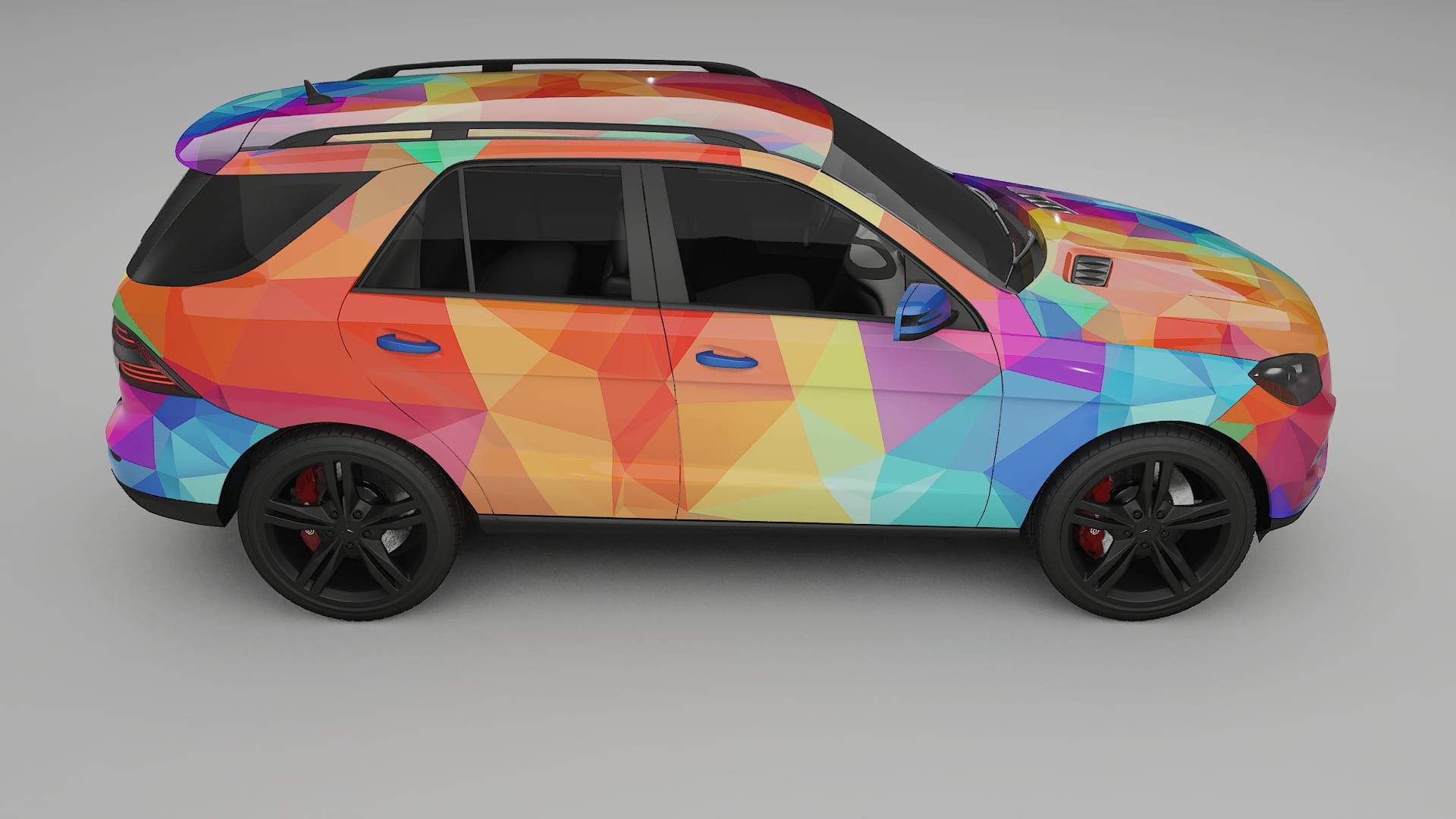 Mercedes M-class W166 VECTOR VIBE Designed Wrap PPF Kit – Printable Polyurethane Film