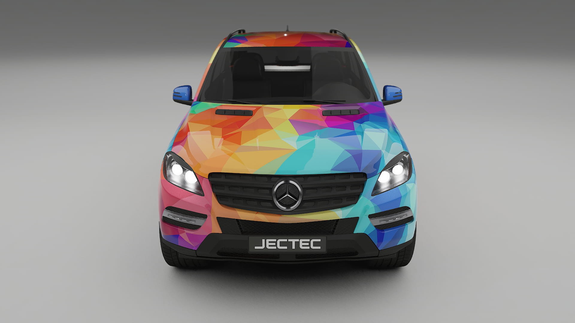 Mercedes M-class W166 VECTOR VIBE Designed Wrap PPF Kit – Printable Polyurethane Film
