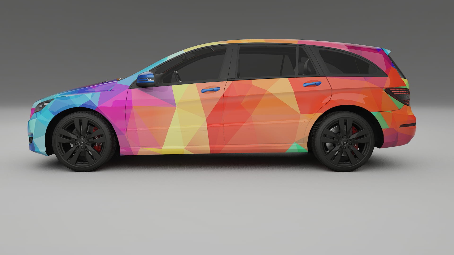 Mercedes R-class W251 facelift LCI VECTOR WIBE Designed Wrap PPF Kit – Printable Polyurethane Film