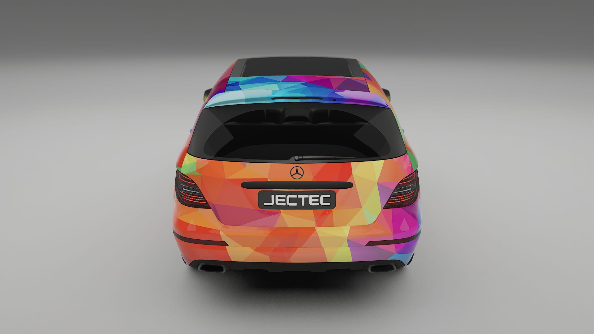 Mercedes R-class W251 facelift LCI VECTOR VIBE – Design-Wrap PPF-Kit aus bedruckbarer Polyurethanfolie