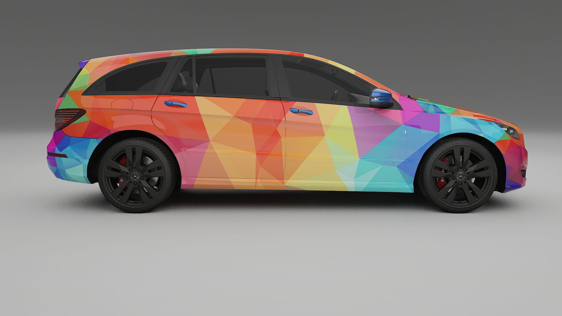 Mercedes R-class W251 facelift LCI VECTOR WIBE Designed Wrap PPF Kit – Printable Polyurethane Film