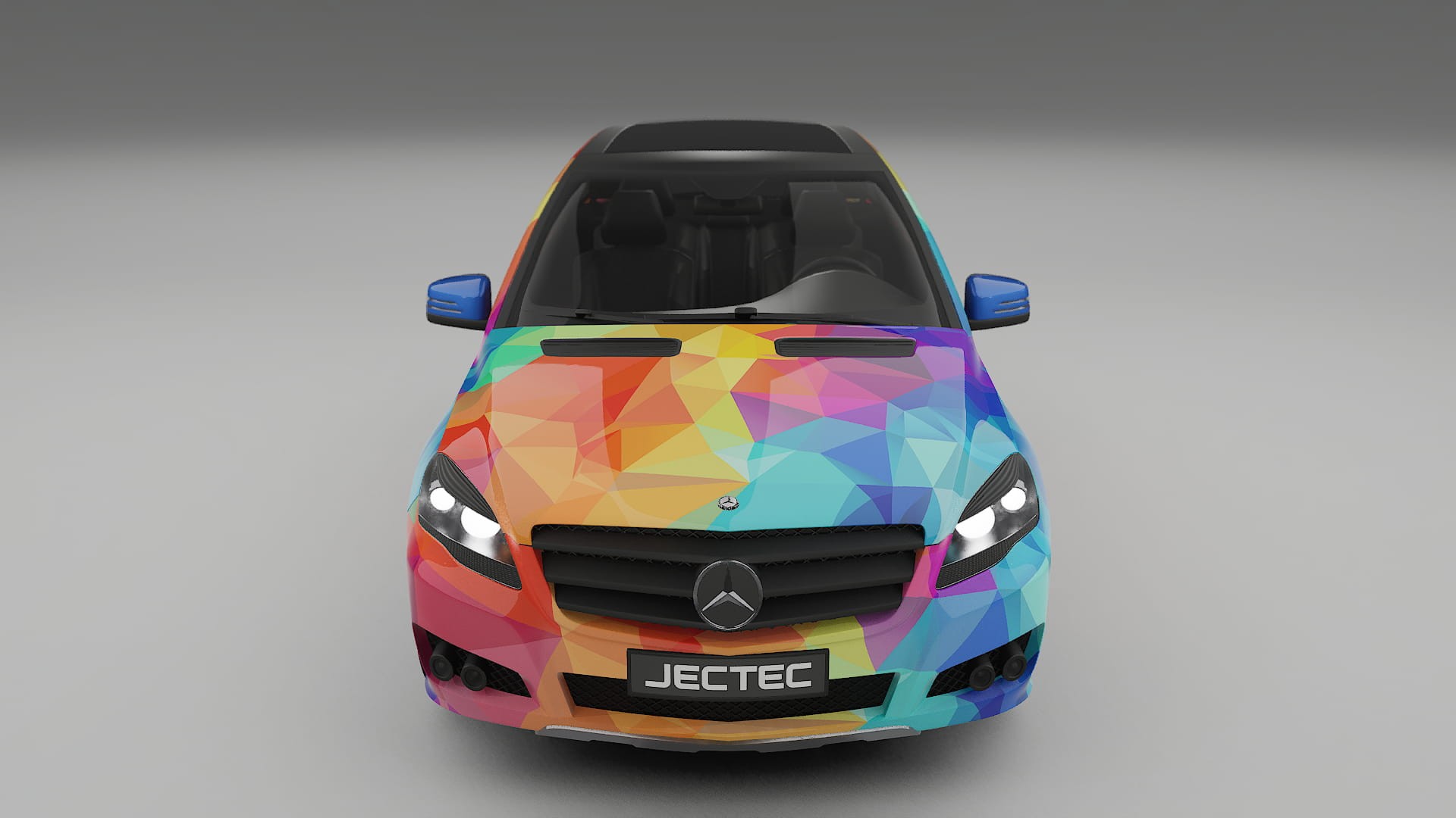 Mercedes R-class W251 facelift LCI VECTOR VIBE – Design-Wrap PPF-Kit aus bedruckbarer Polyurethanfolie