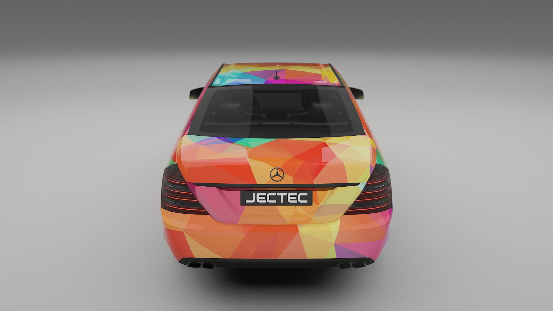 Mercedes S-class W221 facelift LCI VECTOR VIBE – Design-Wrap PPF-Kit aus bedruckbarer Polyurethanfolie