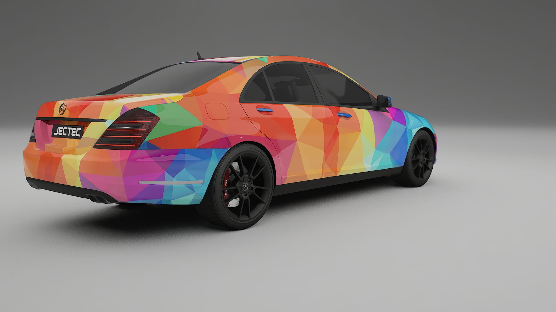 Mercedes S-class W221 facelift LCI VECTOR WIBE Designed Wrap PPF Kit – Printable Polyurethane Film