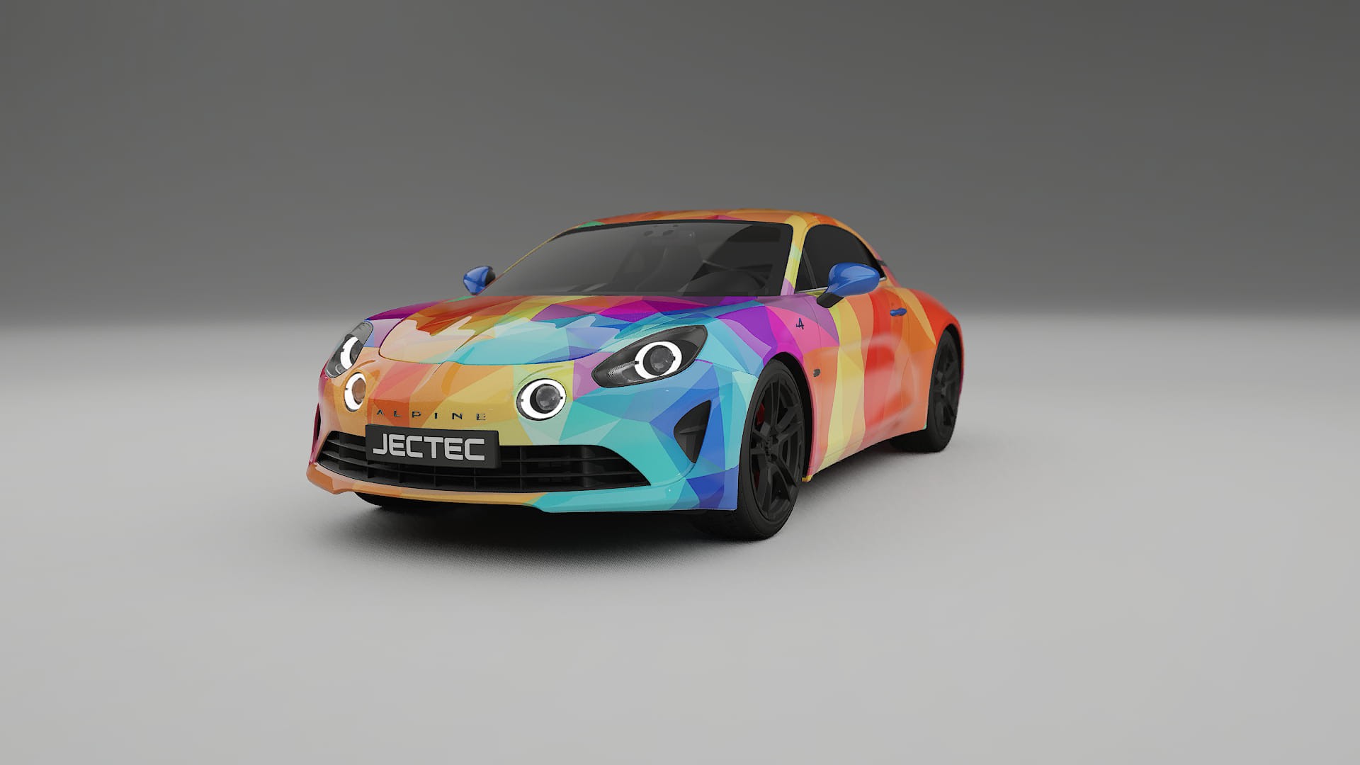 Renault Alpine A110 VECTOR WIBE Designed Wrap PPF Kit – Printable Polyurethane Film