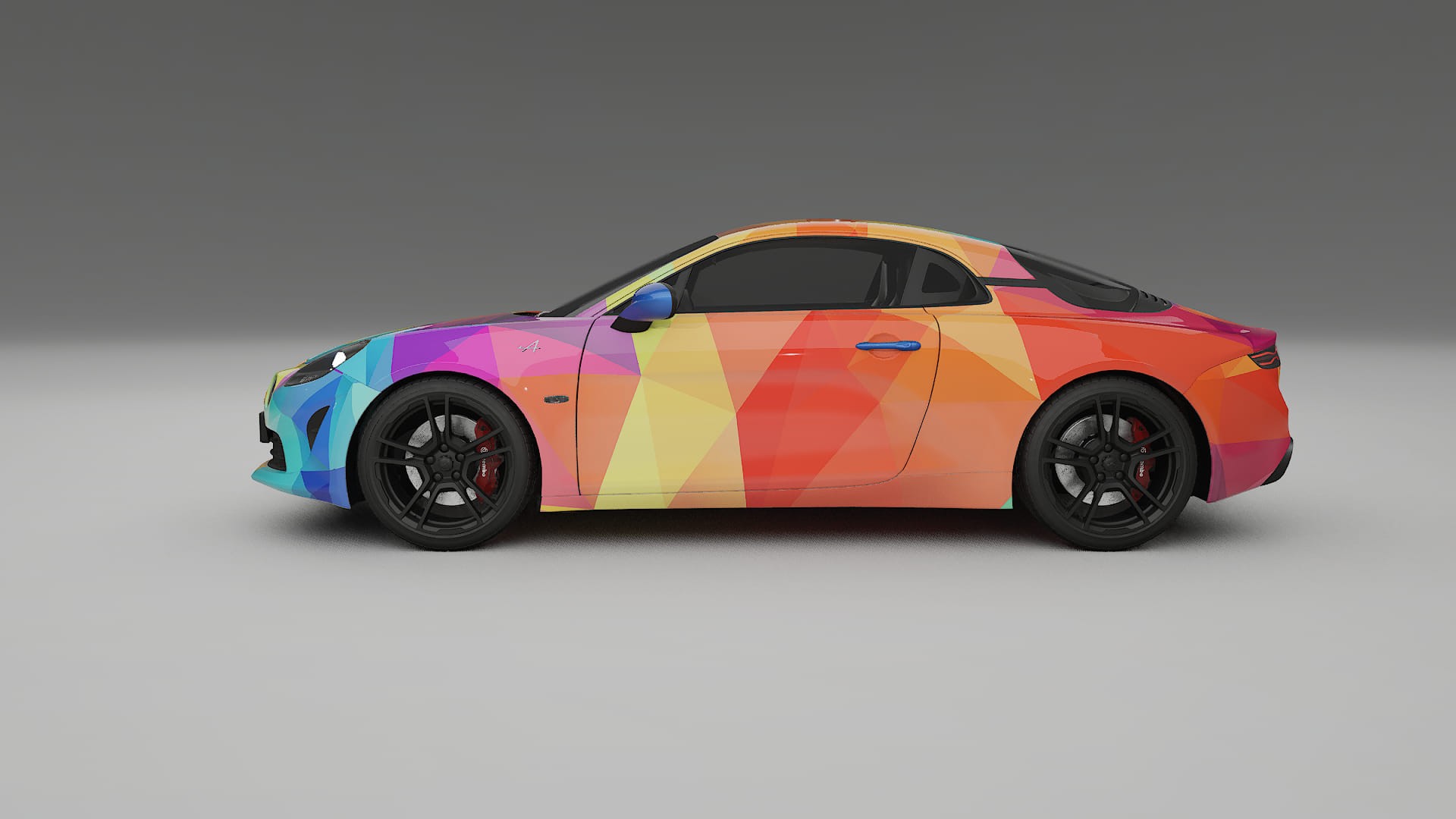 Renault Alpine A110 VECTOR VIBE Designed Wrap PPF Kit – Printable Polyurethane Film