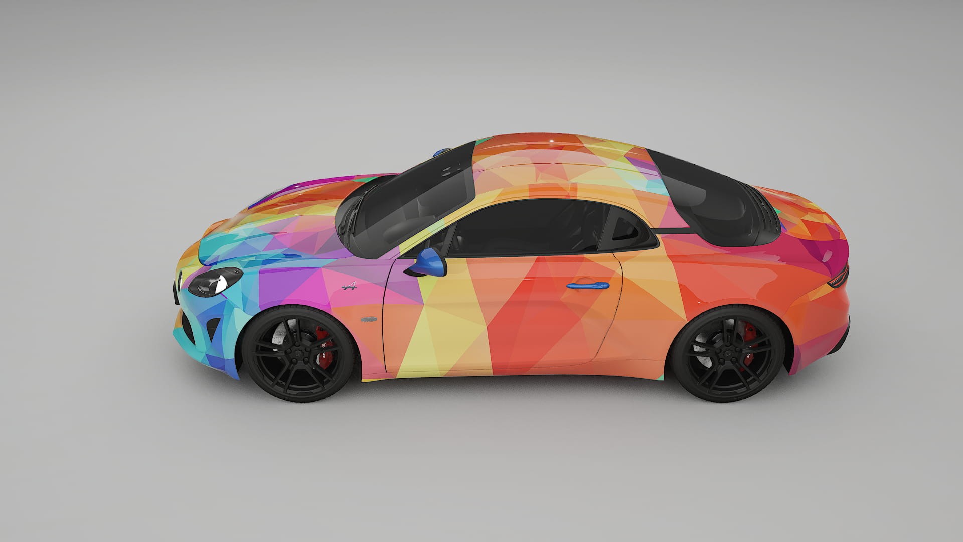 Renault Alpine A110 VECTOR WIBE Designed Wrap PPF Kit – Printable Polyurethane Film