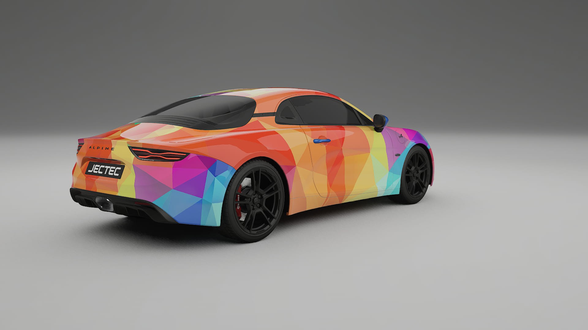 Renault Alpine A110 VECTOR VIBE – Design-Wrap PPF-Kit aus bedruckbarer Polyurethanfolie