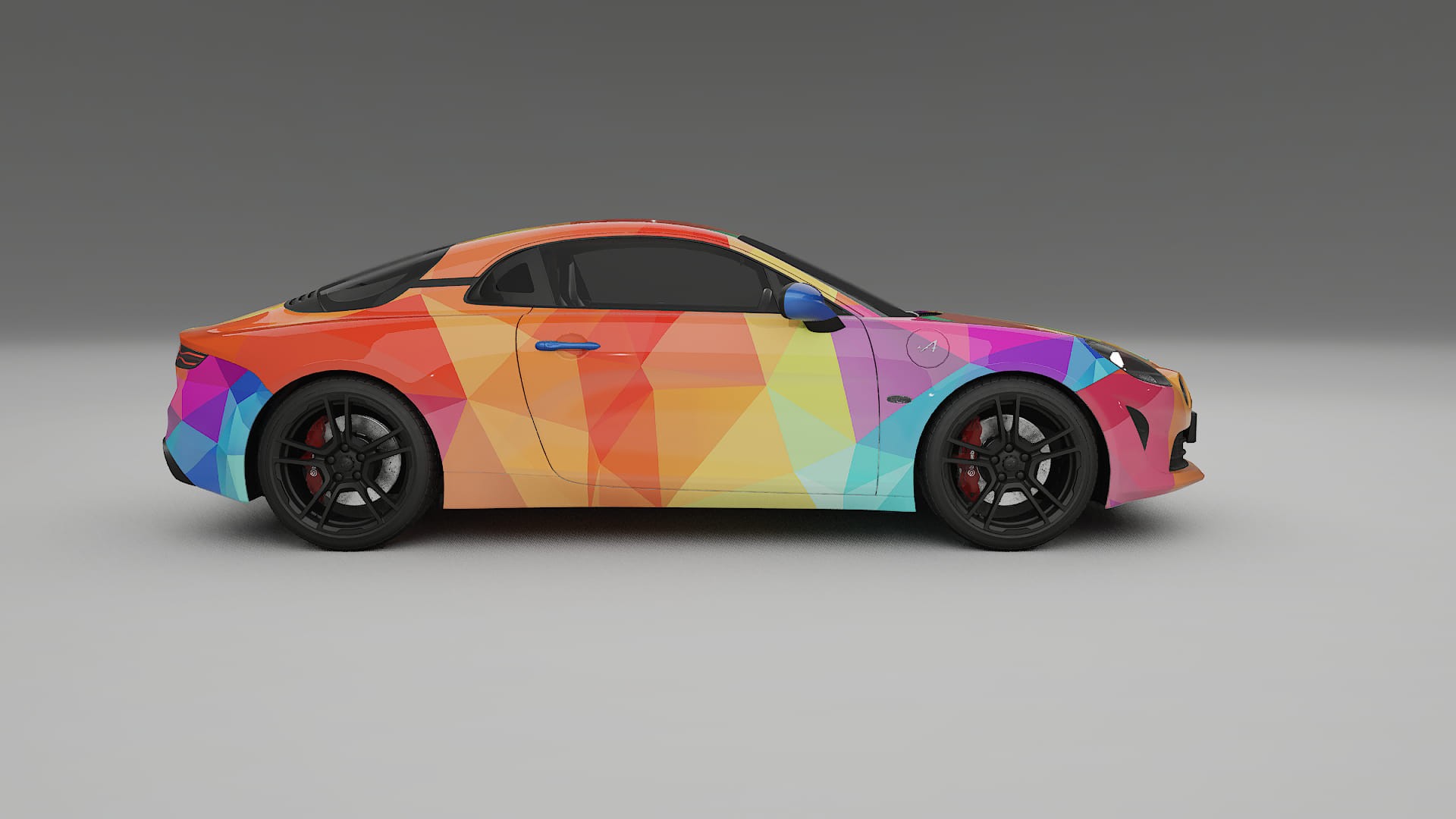 Renault Alpine A110 VECTOR VIBE Designed Wrap PPF Kit – Printable Polyurethane Film