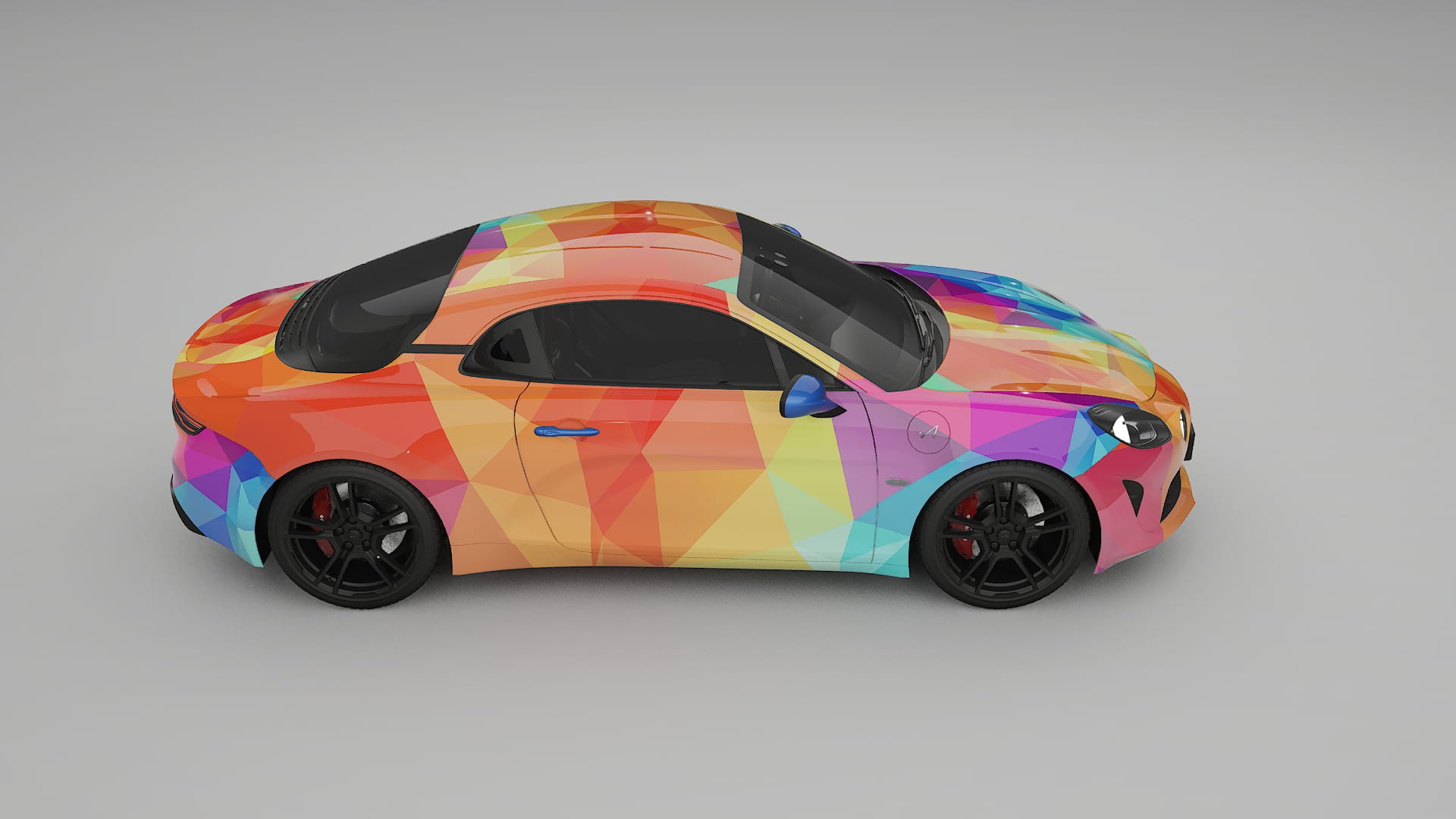 Renault Alpine A110 VECTOR VIBE – Design-Wrap PPF-Kit aus bedruckbarer Polyurethanfolie