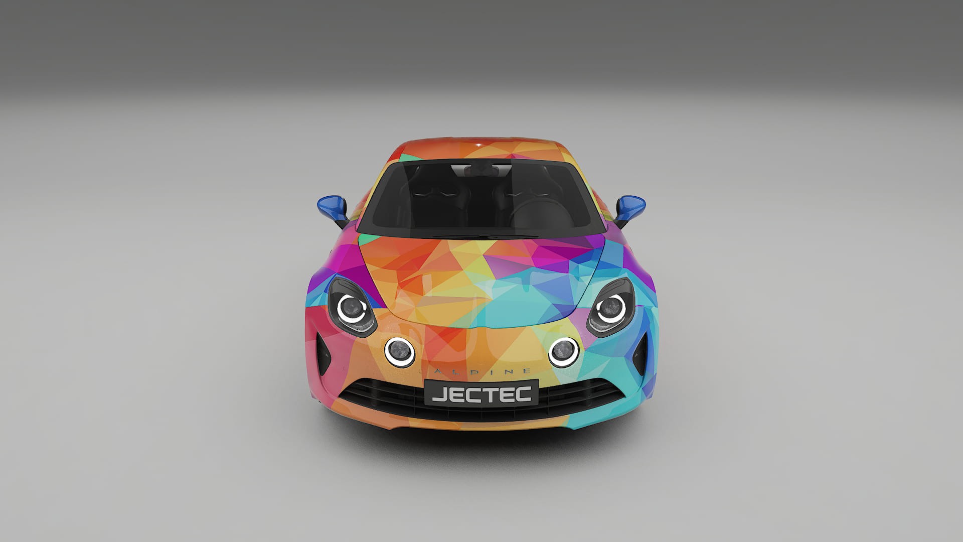 Renault Alpine A110 VECTOR VIBE Designed Wrap PPF Kit – Printable Polyurethane Film