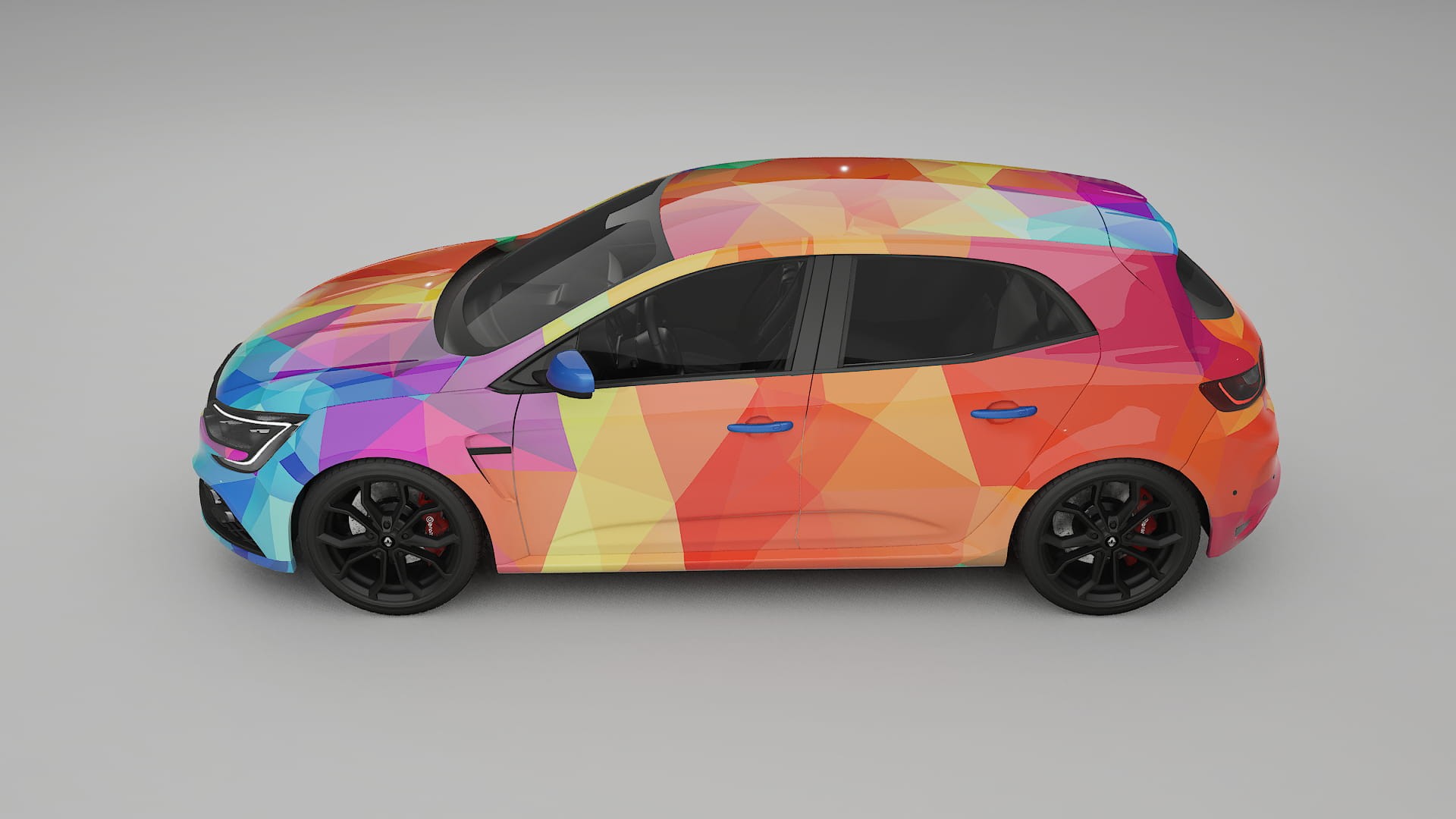Renault Megane RS IV VECTOR WIBE Designed Wrap PPF Kit – Printable Polyurethane Film