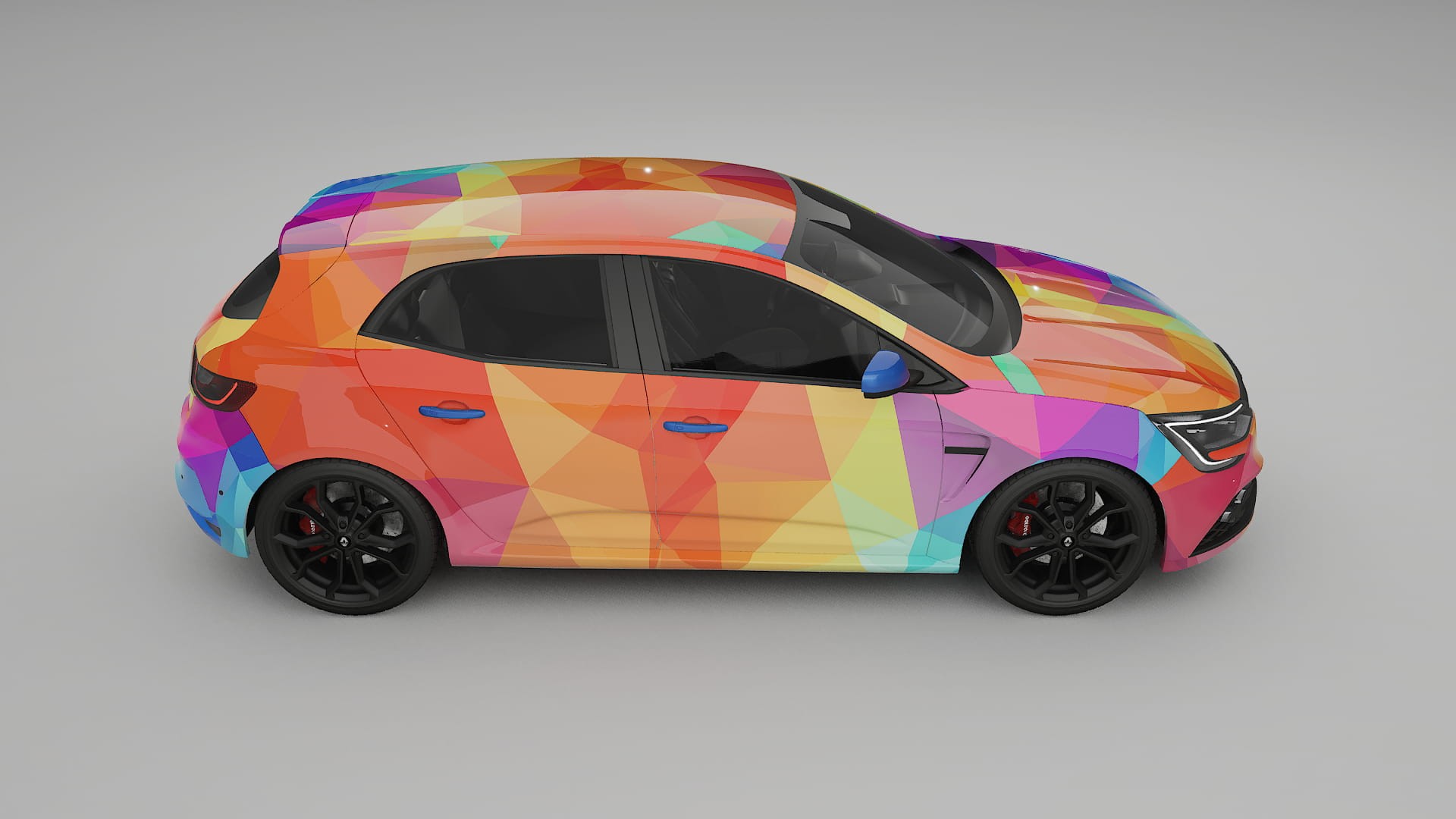Renault Megane RS IV VECTOR VIBE Designed Wrap PPF Kit – Printable Polyurethane Film