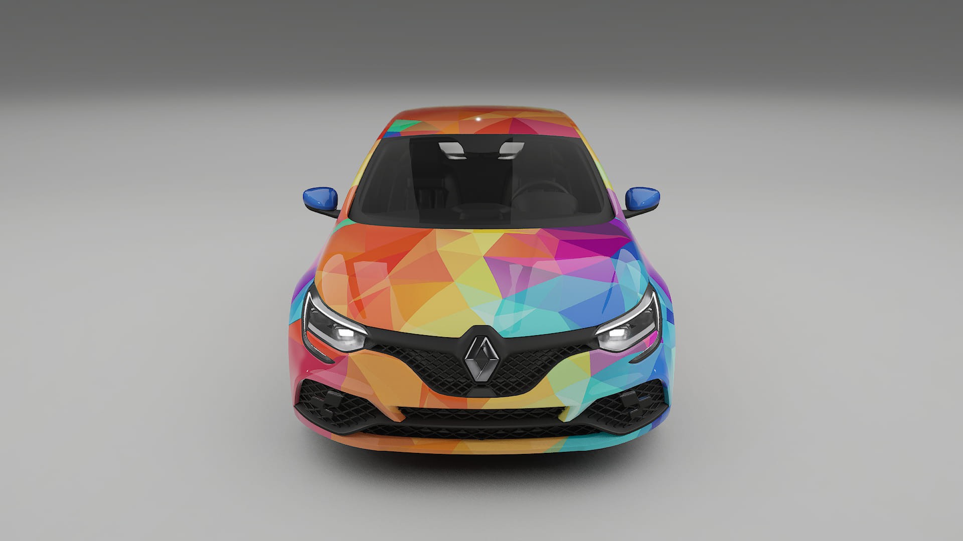 Renault Megane RS IV VECTOR VIBE – Design-Wrap PPF-Kit aus bedruckbarer Polyurethanfolie