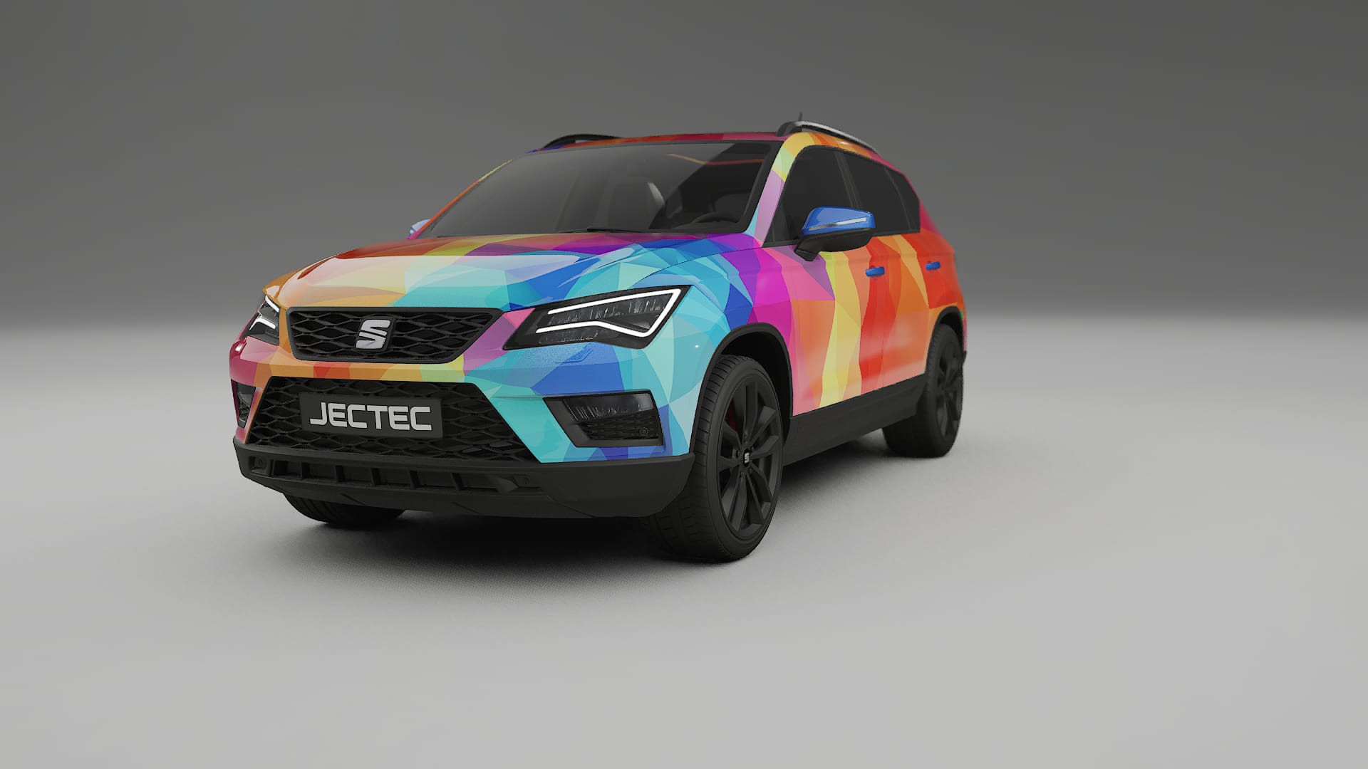Seat Ateca KH7 VECTOR WIBE Designed Wrap PPF Kit – Printable Polyurethane Film
