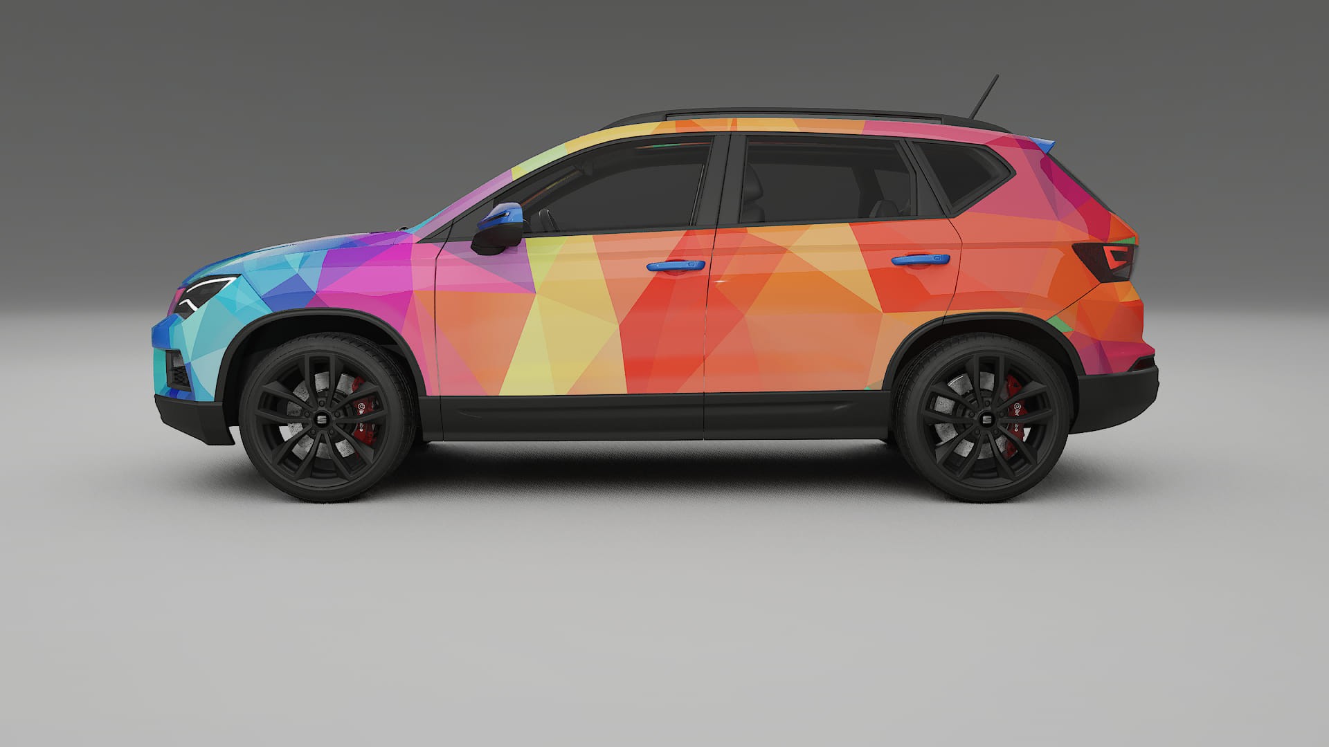 Seat Ateca KH7 VECTOR VIBE Designed Wrap PPF Kit – Printable Polyurethane Film