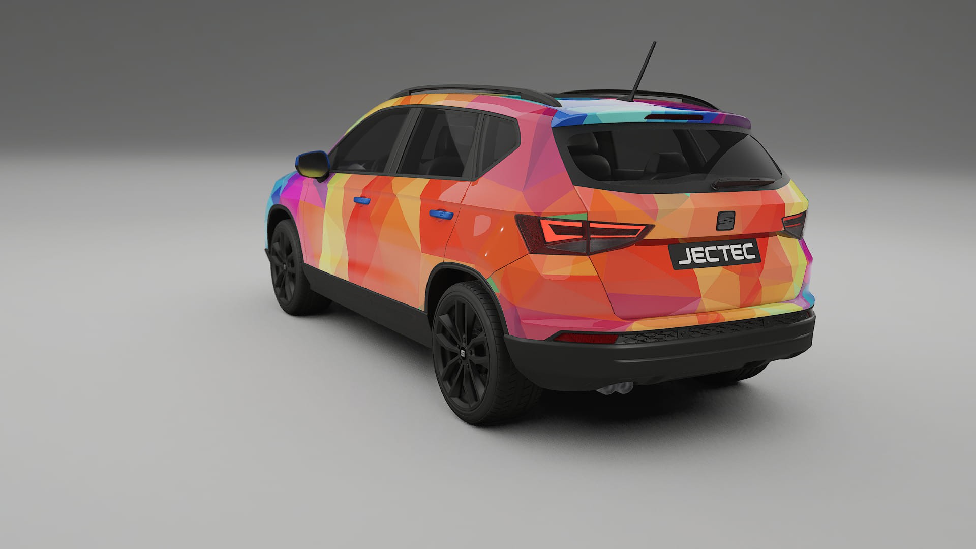 Seat Ateca KH7 VECTOR VIBE Designed Wrap PPF Kit – Printable Polyurethane Film