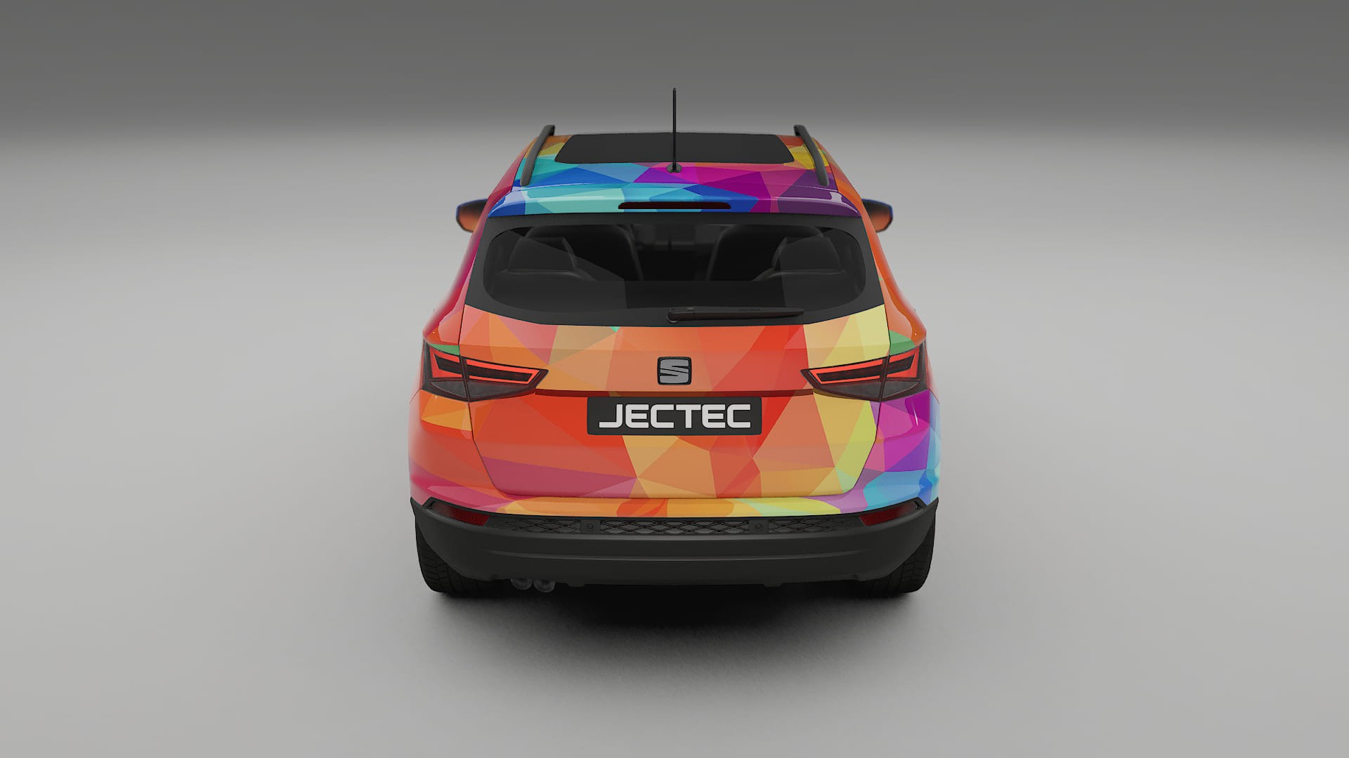 Seat Ateca KH7 VECTOR VIBE Designed Wrap PPF Kit – Printable Polyurethane Film