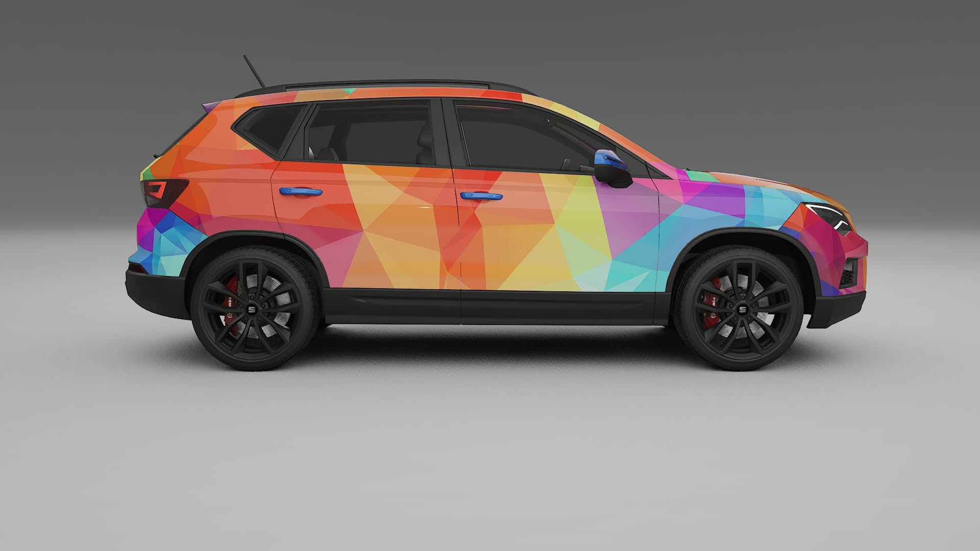 Seat Ateca KH7 VECTOR VIBE Designed Wrap PPF Kit – Printable Polyurethane Film