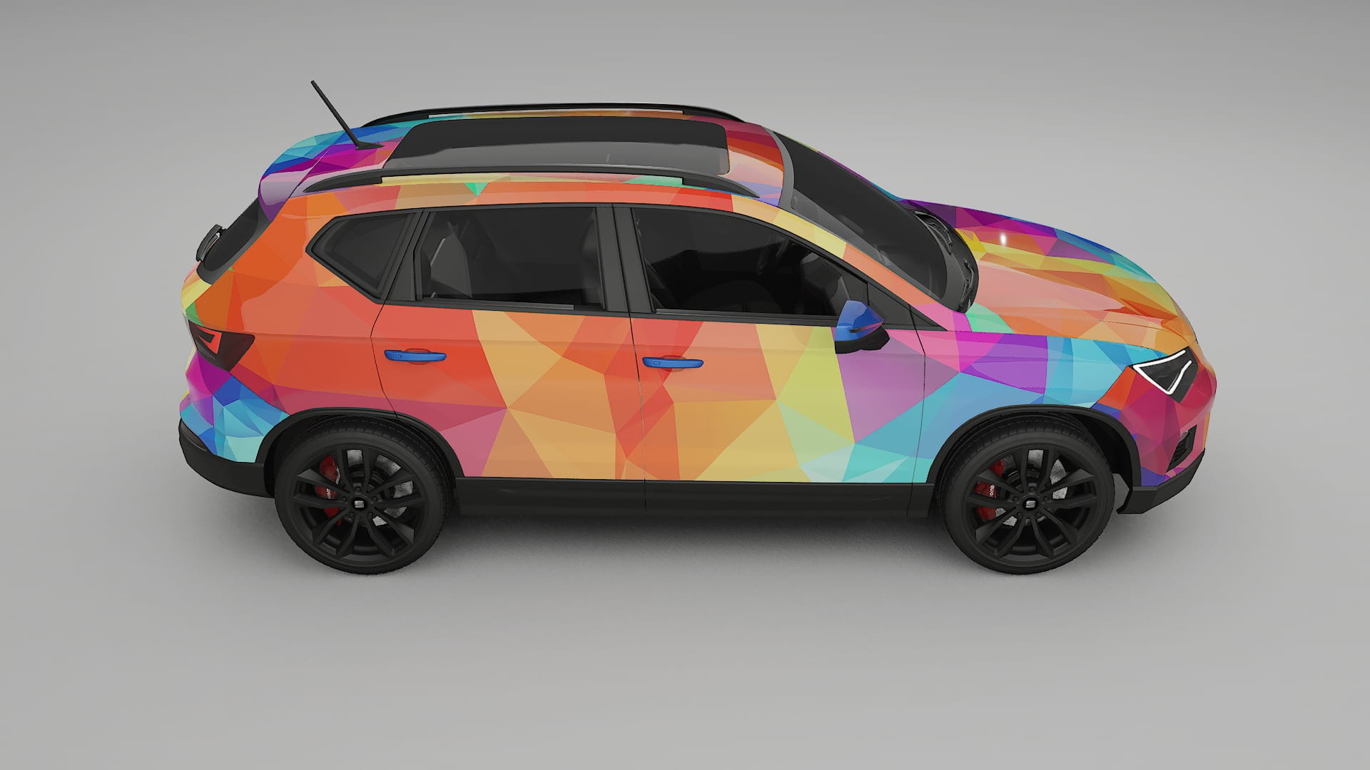 Seat Ateca KH7 VECTOR WIBE Designed Wrap PPF Kit – Printable Polyurethane Film