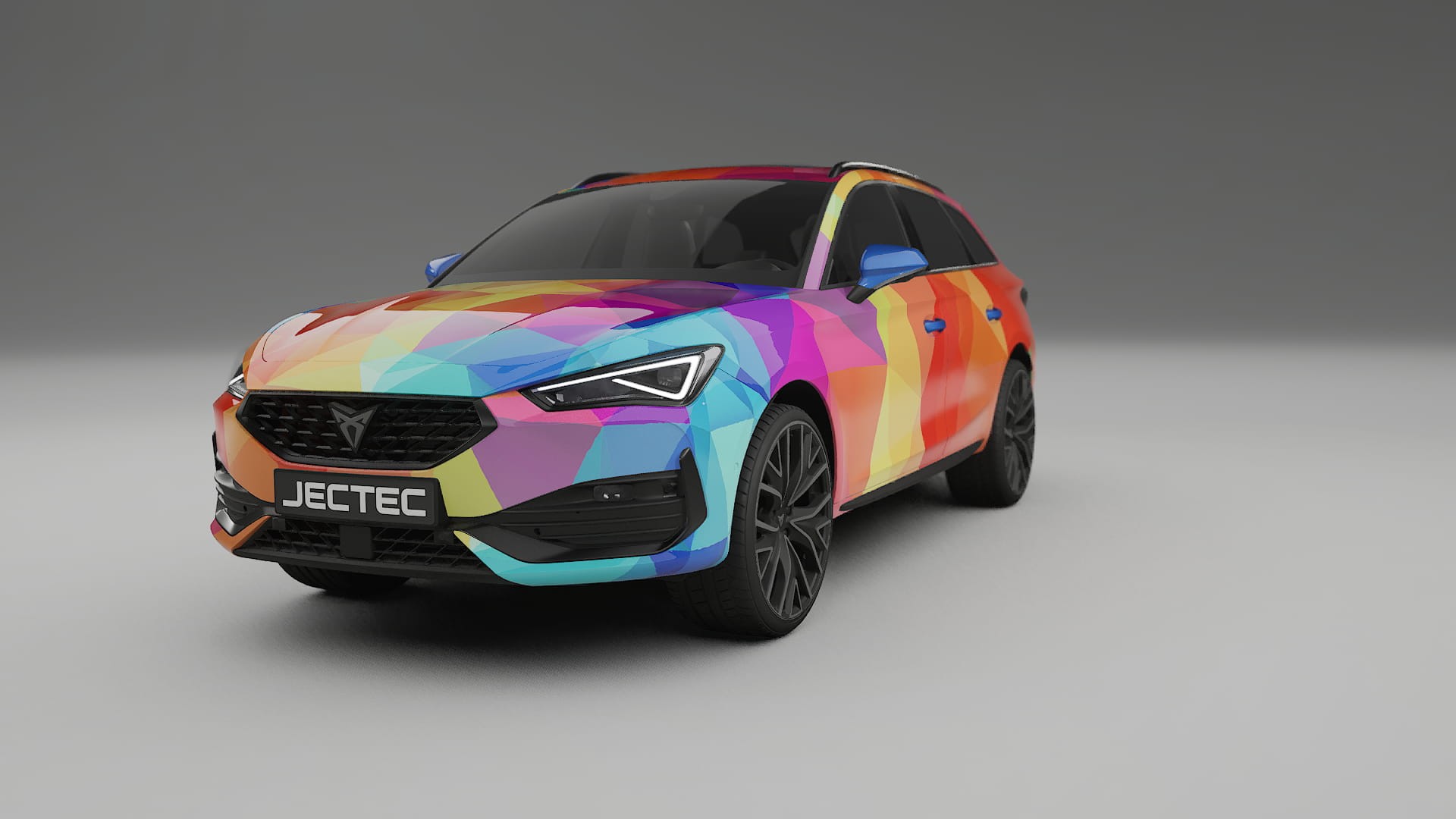 Seat Leon Cupra KL VECTOR VIBE Designed Wrap PPF Kit – Printable Polyurethane Film